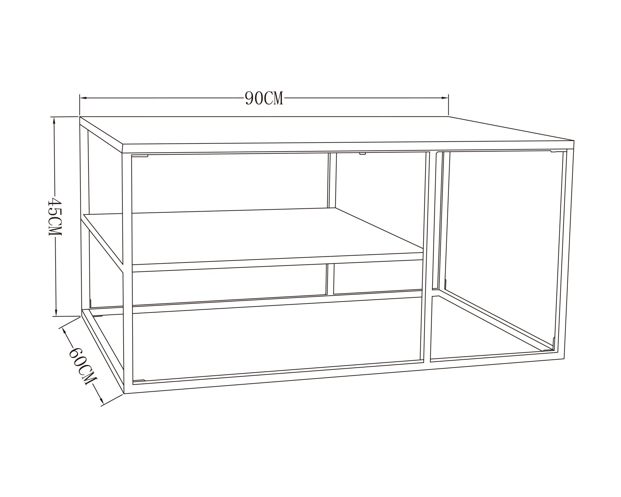 Mesa de centro Bing negro-5