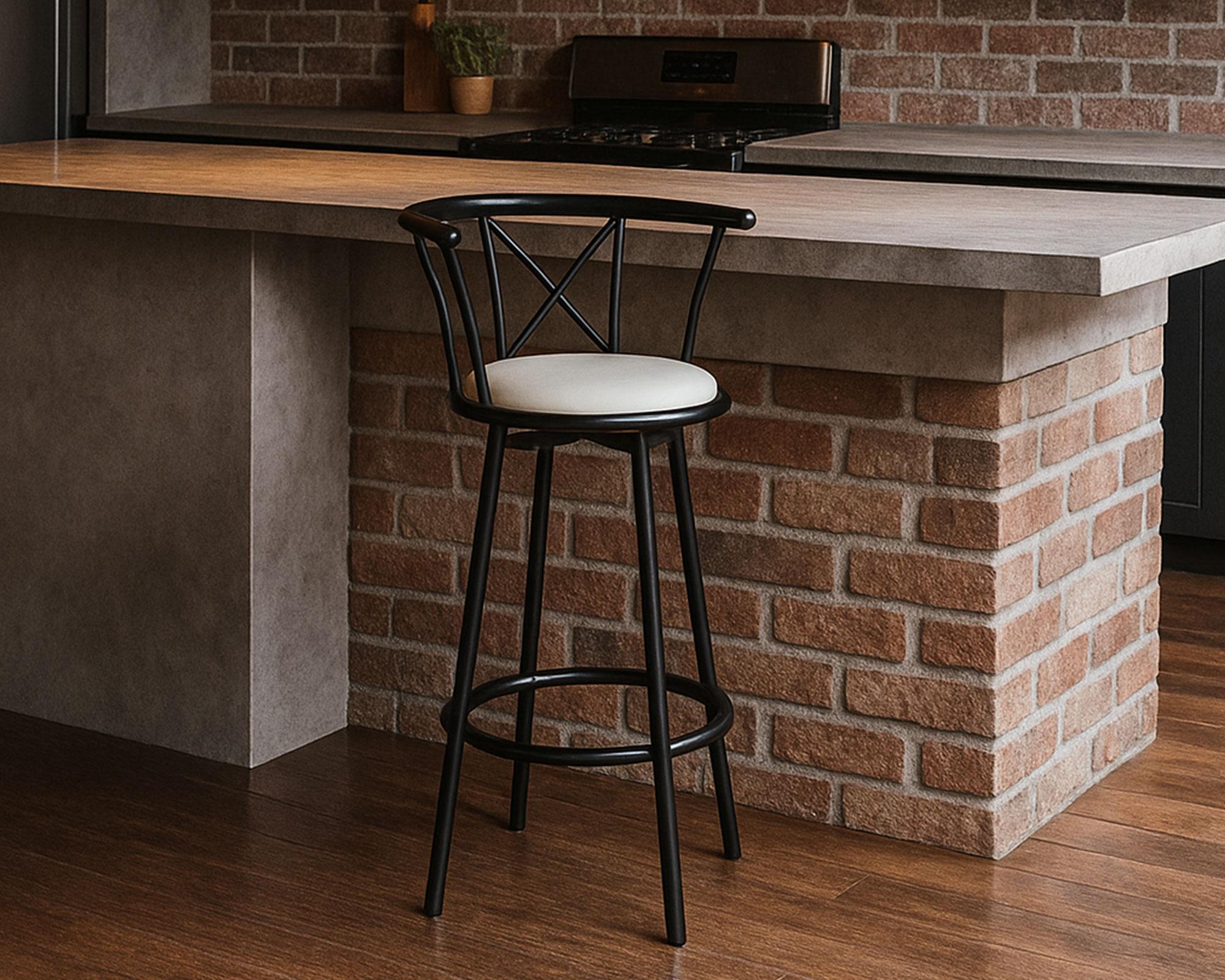Silla bar Art metal/beige M+Design-4
