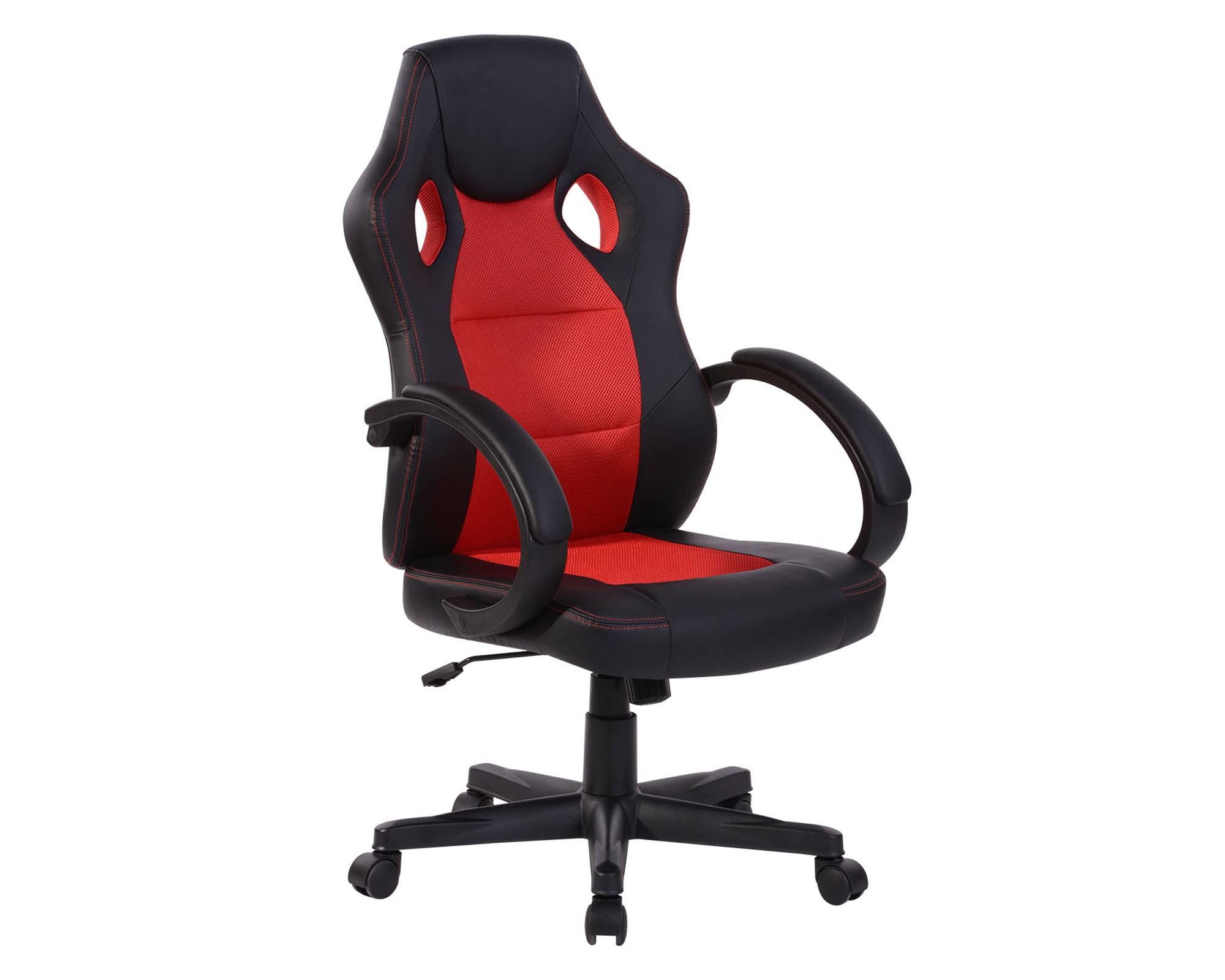 Silla gamer negro/rojo M+Design-1