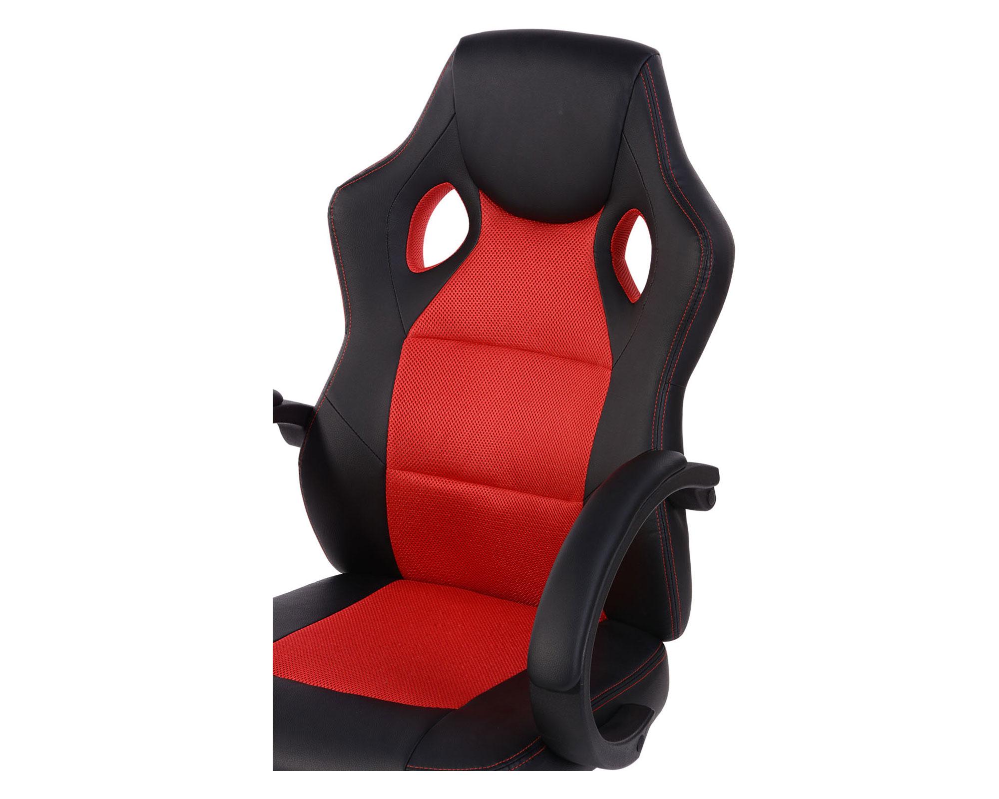 Silla gamer negro/rojo M+Design-2