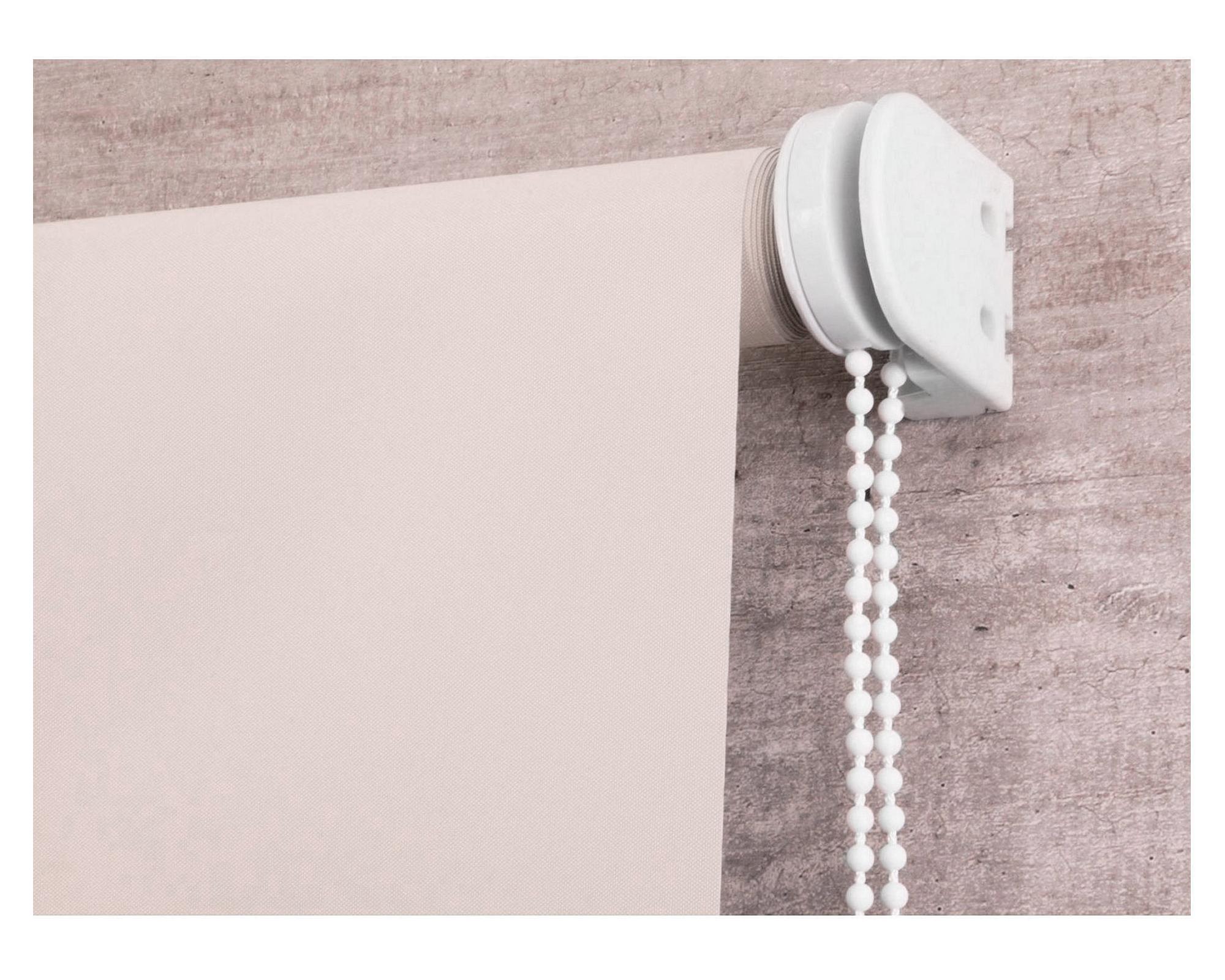 Cortina roller blackout 250x250cm cm liso beige Cotidiana-3