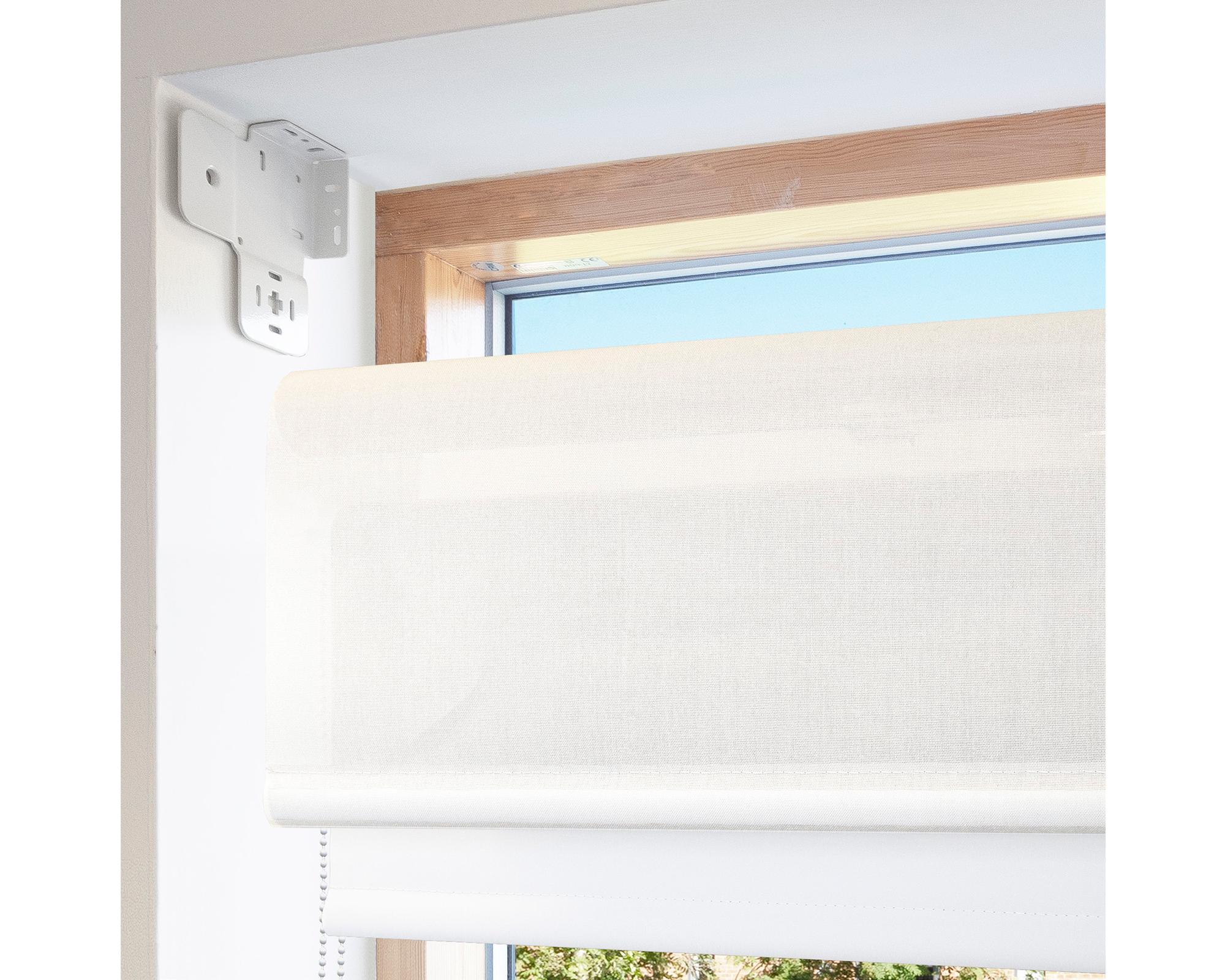 Cortina roller blackout doble 200x250 cm Sunscreen blanco Cotidiana-7