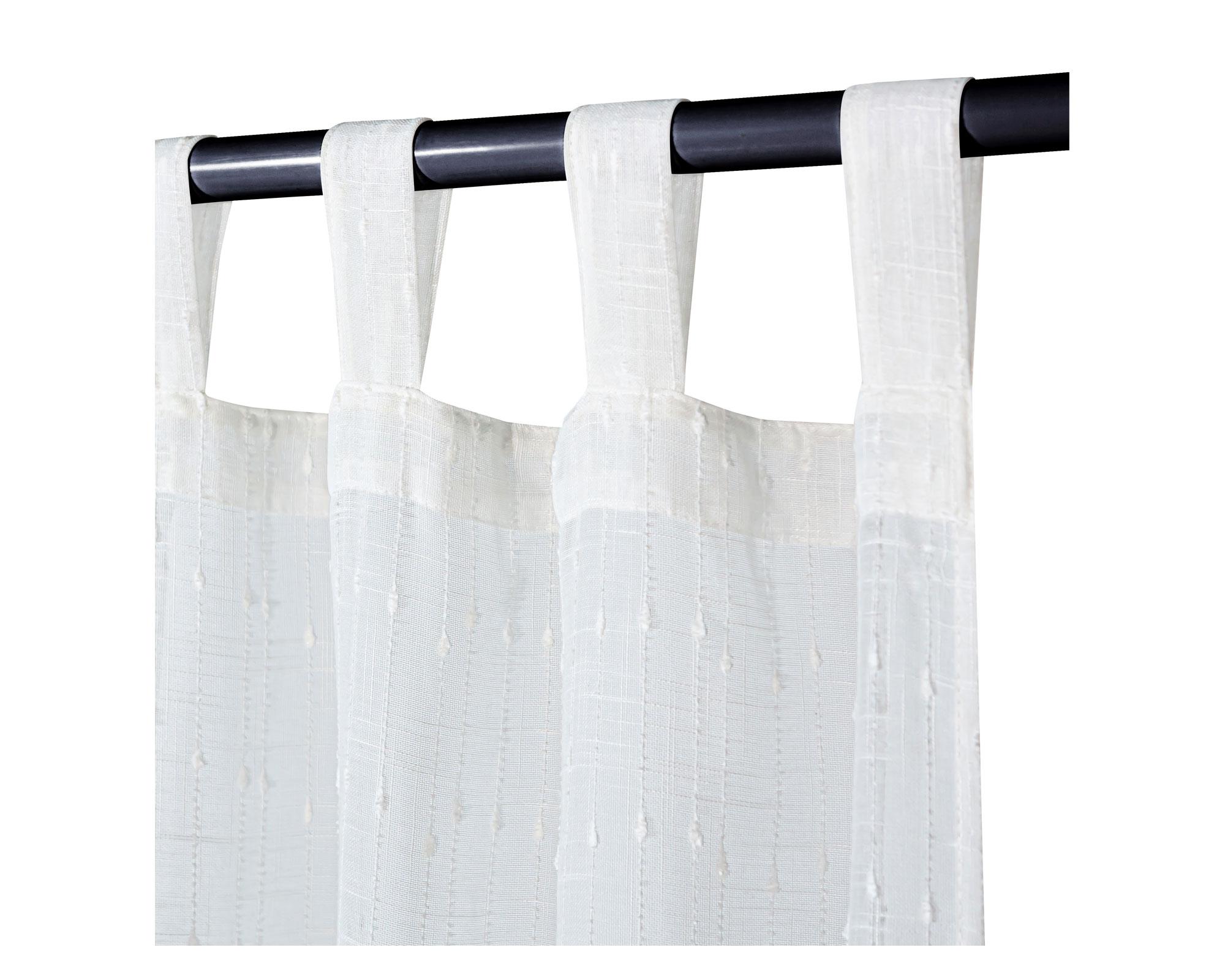 Cortina velo 140x230 cm blanco Cotidiana-1