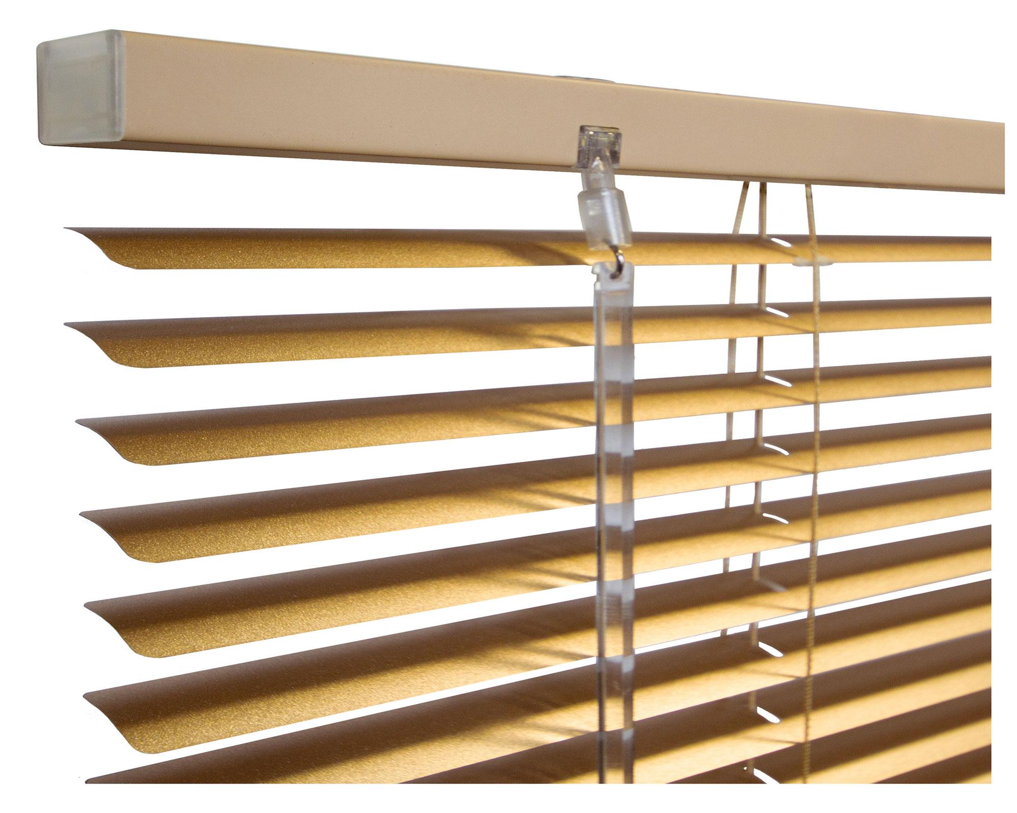 Persiana aluminio 160x165 cm 25 mm Veneciana champaña-1