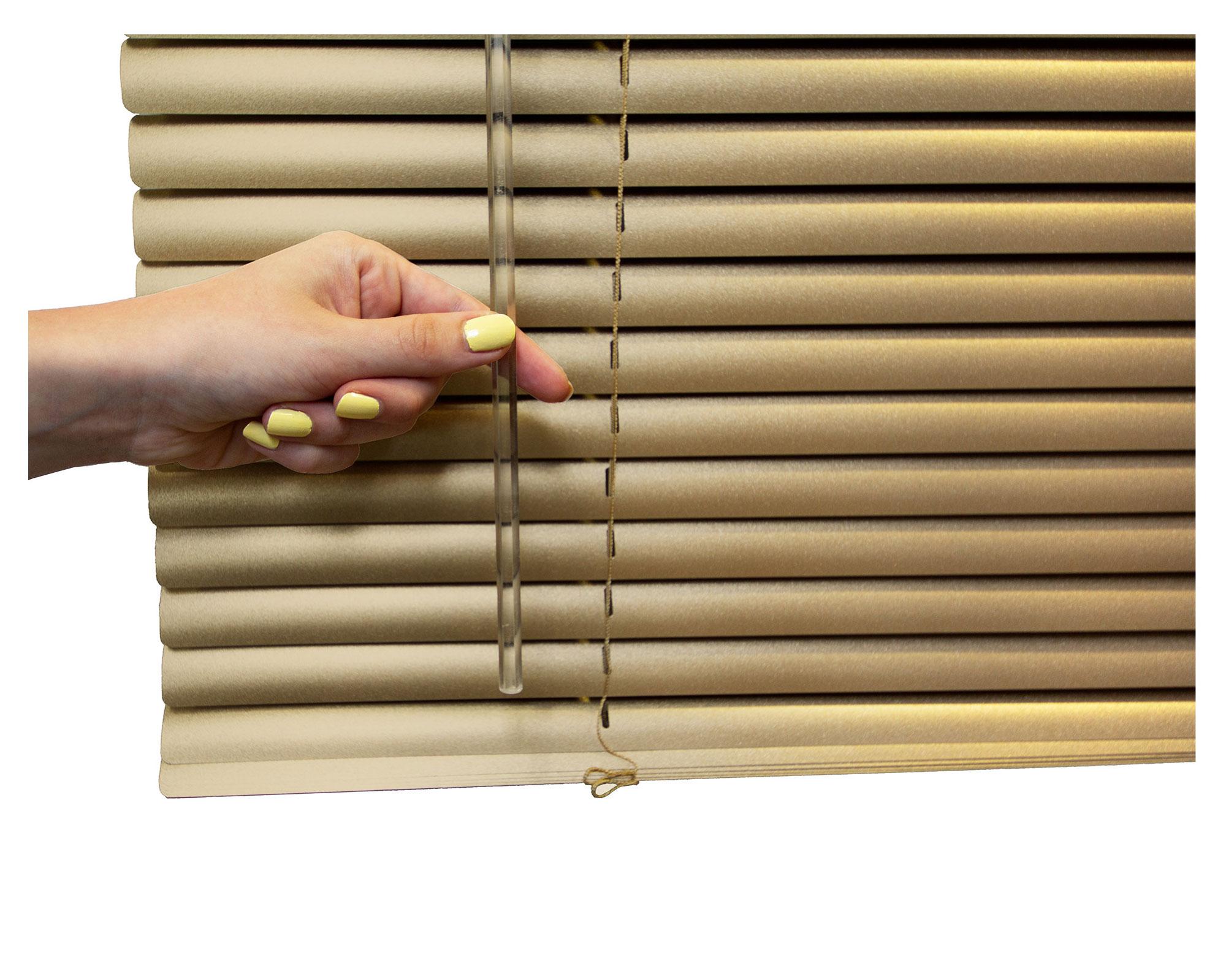 Persiana aluminio 160x165 cm 25 mm Veneciana champaña-4