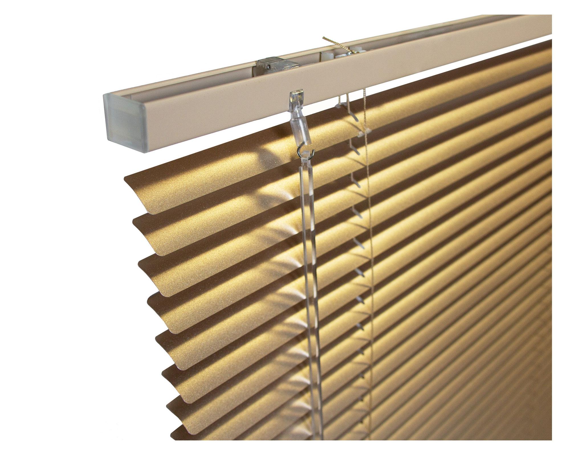 Persiana aluminio 160x165 cm 25 mm Veneciana champaña-2