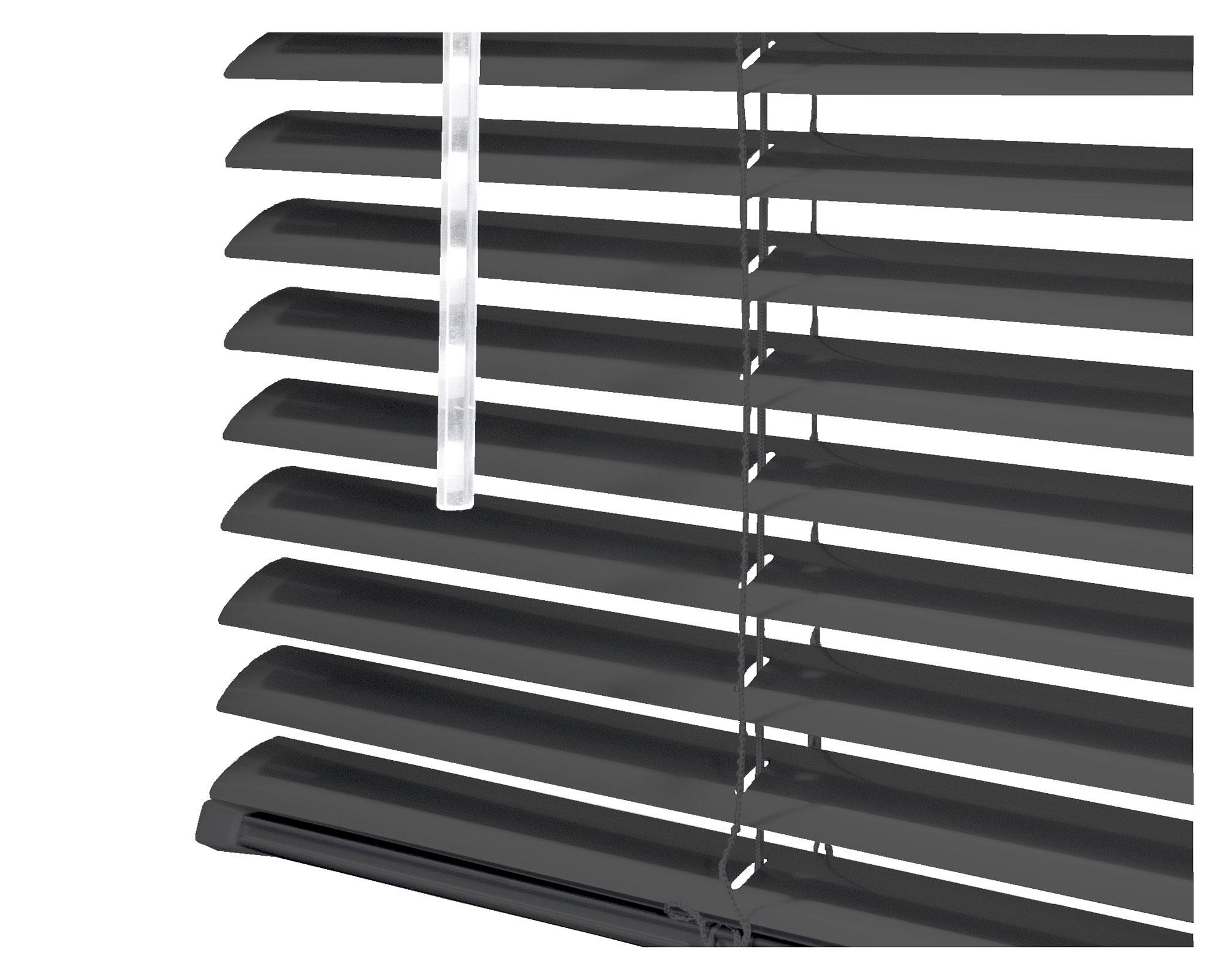 Persiana aluminio 160x165 cm 25 mm Veneciana negro-2