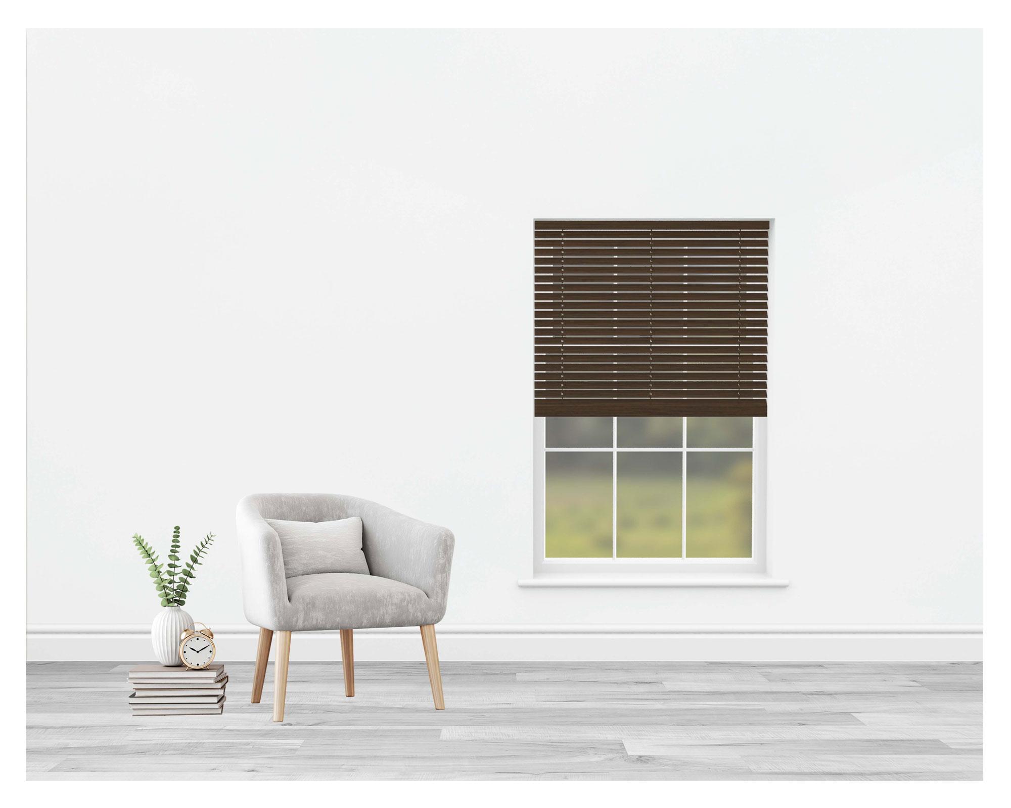 Persiana 80x165 cm 25 mm Dark Coffee-0
