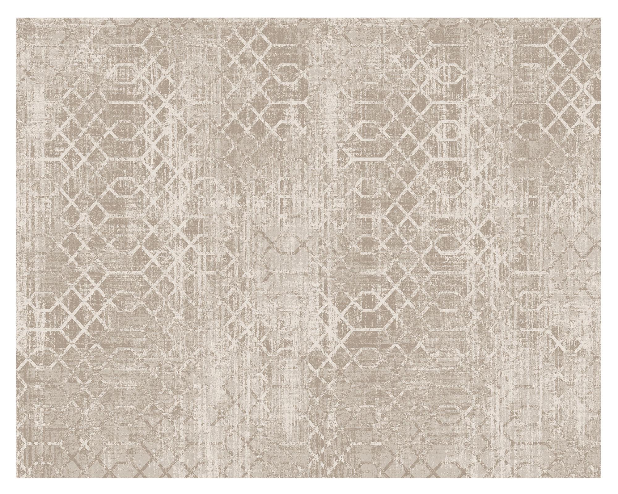 Alfombra 160x230 cm wash geo beige-0