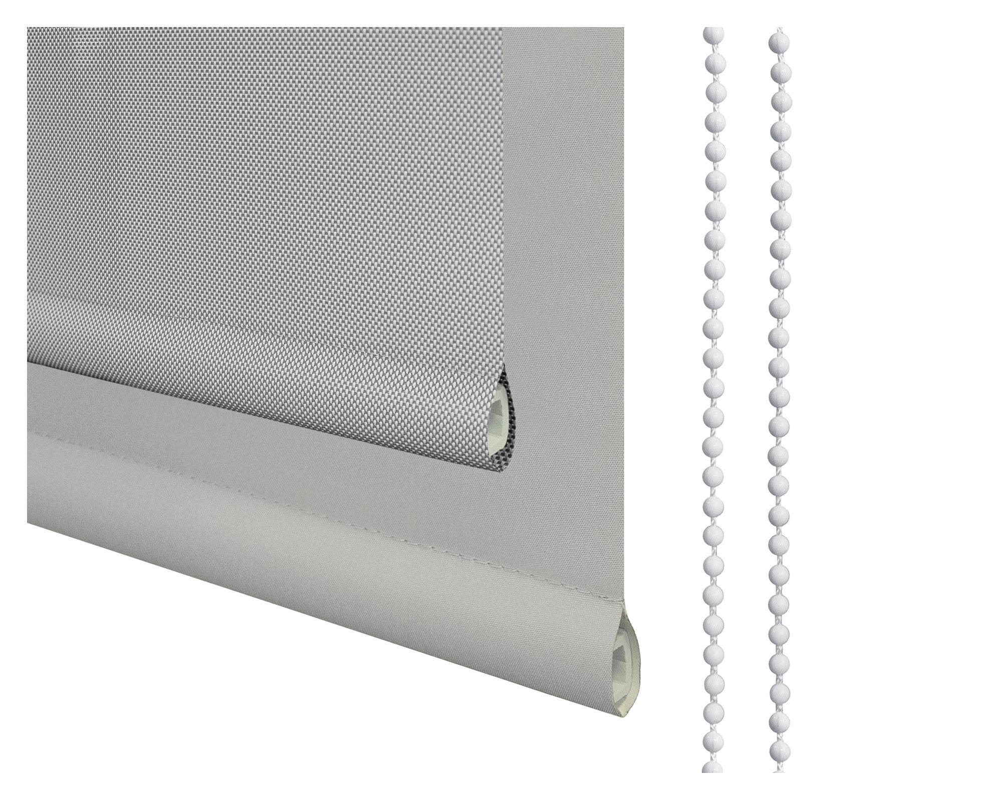 Cortina roller blackout doble 180x165 cm  Sunscreen gris Cotidiana-3