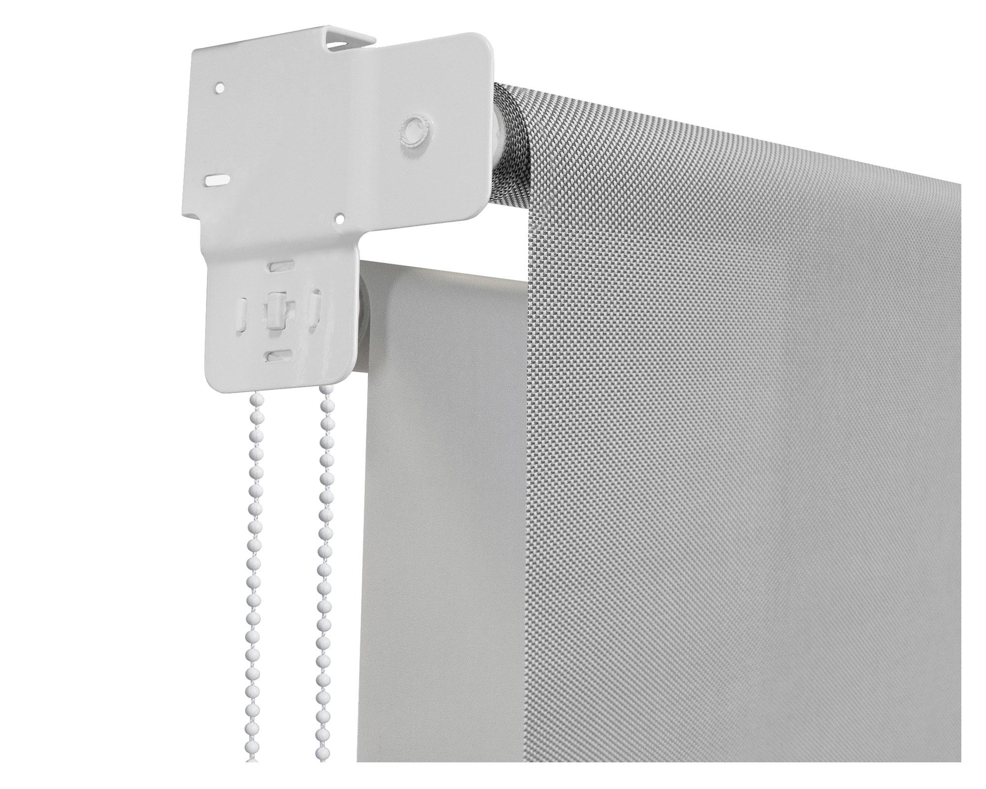 Cortina roller blackout doble 180x250 cm Sunscreen gris Cotidiana-1