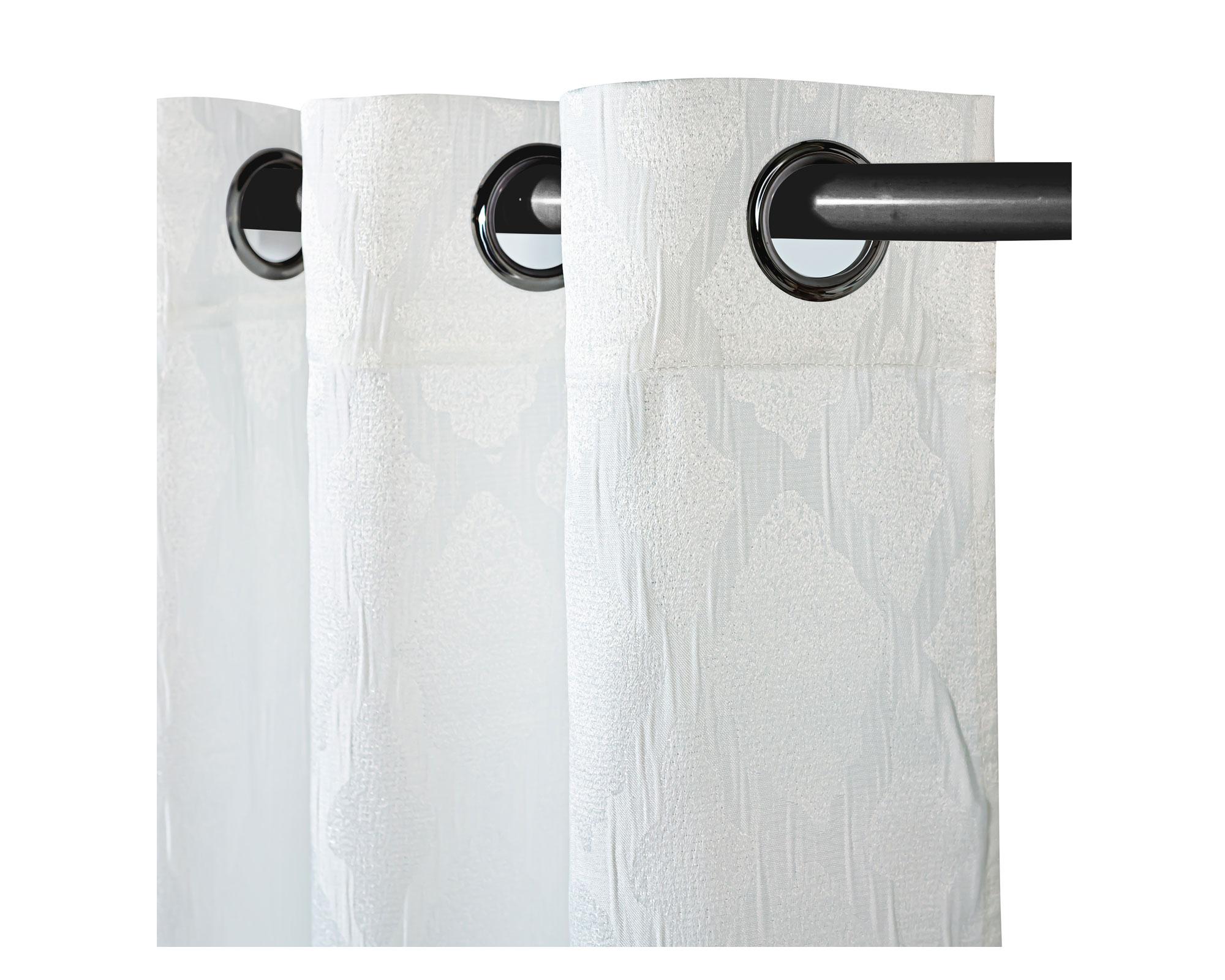 Cortina 135x230 cm Moroco gris Cotidiana-1