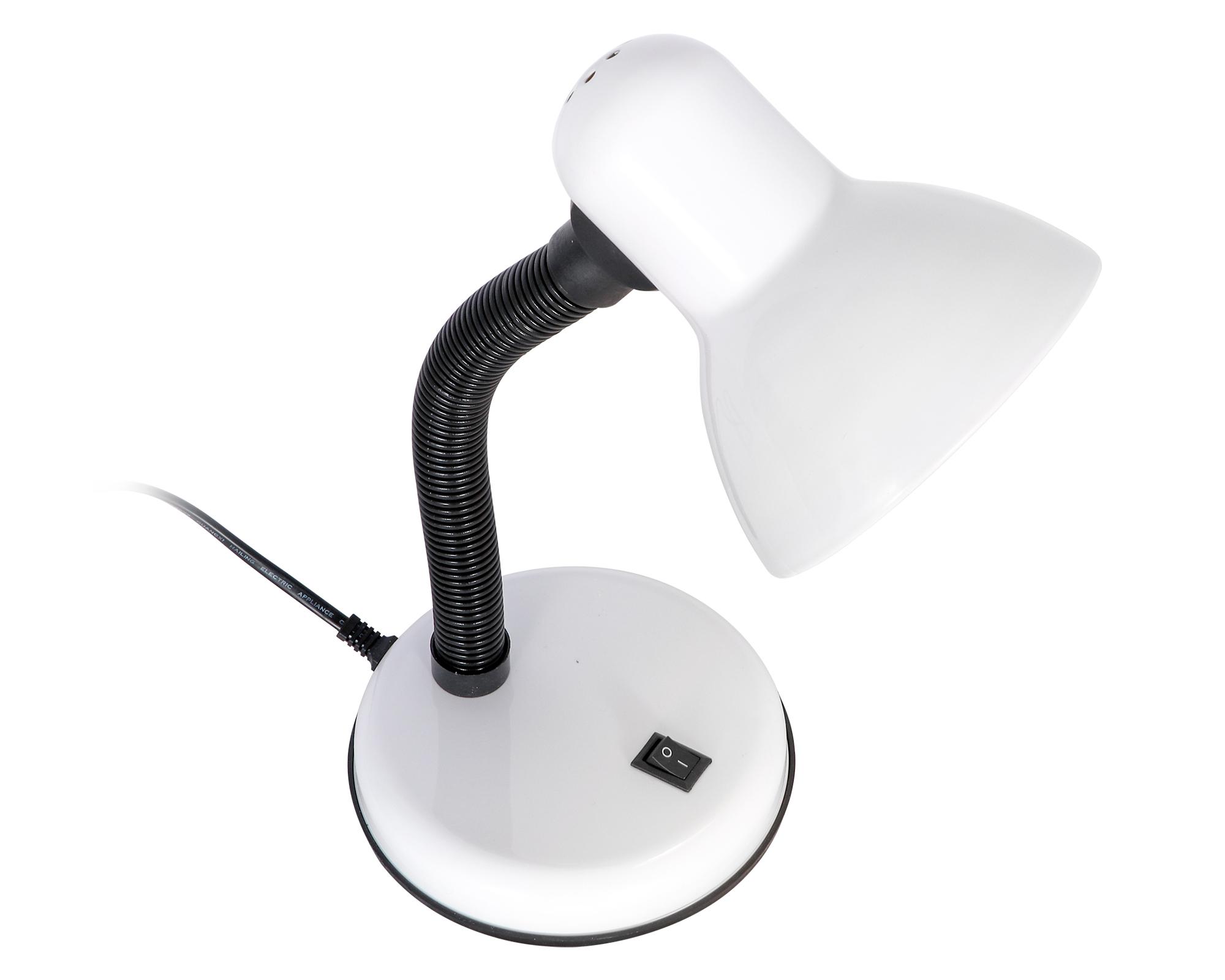 Lámpara de escritorio 1L E27 Flexible blanco-1