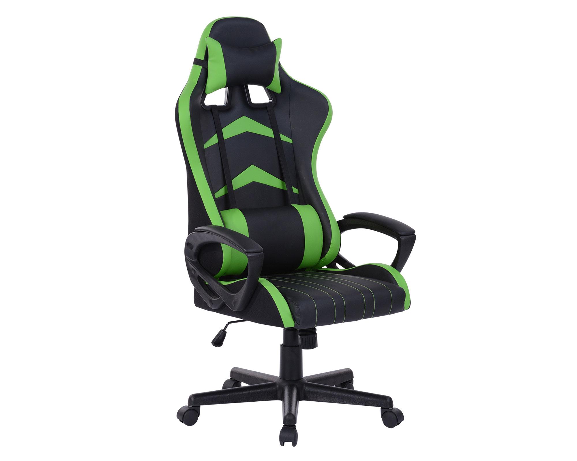 Silla gamer Dustin verde/negro M+Design-1