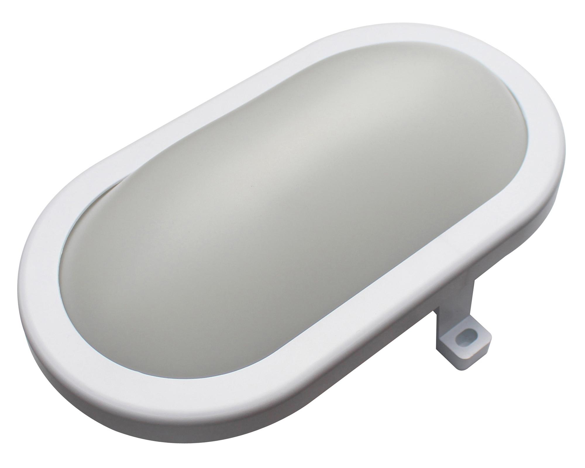 Tortuga LED 12W luz fría 2 unidades blanco Abitare.-3