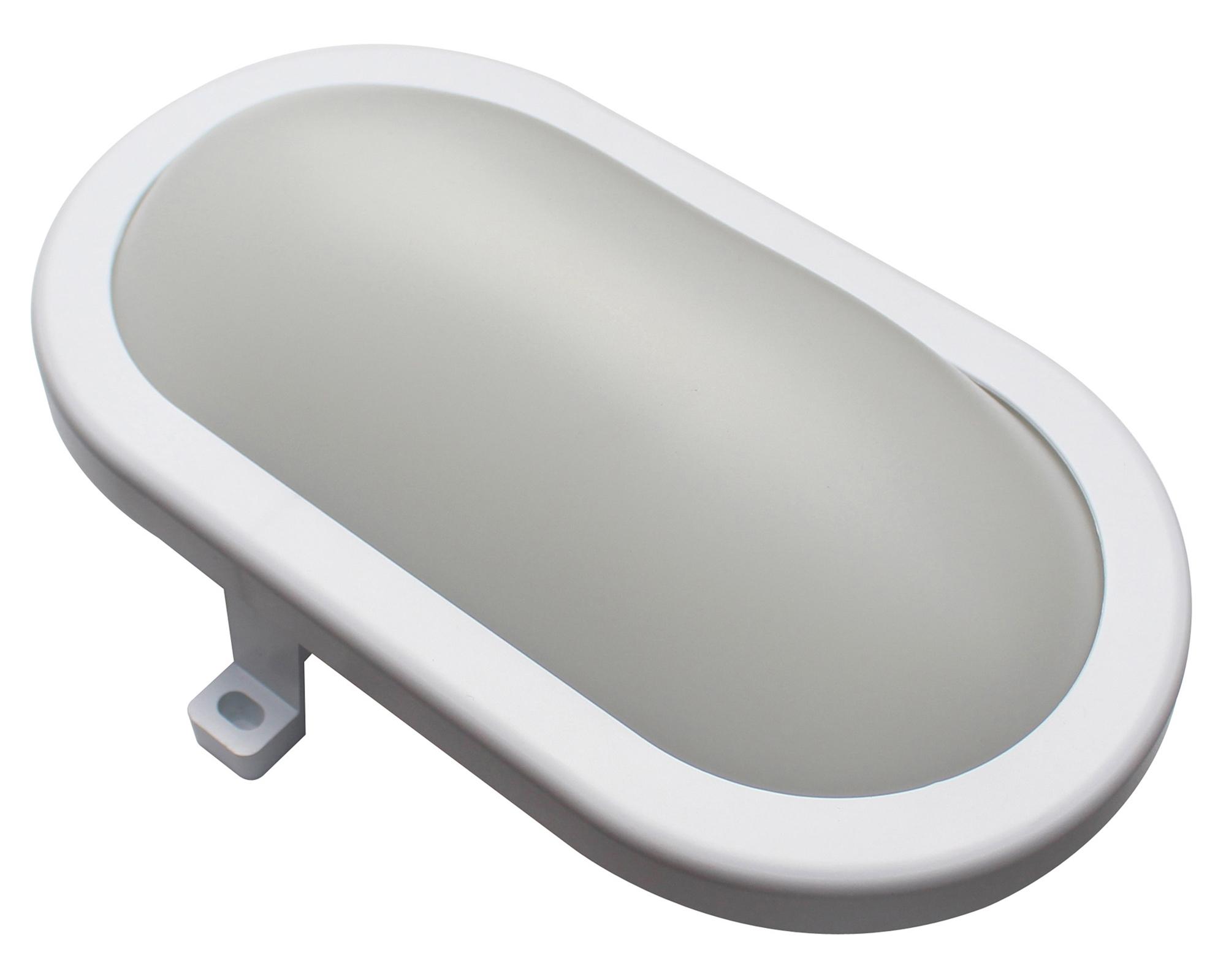 Tortuga LED 12W luz fría 2 unidades blanco Abitare.-1