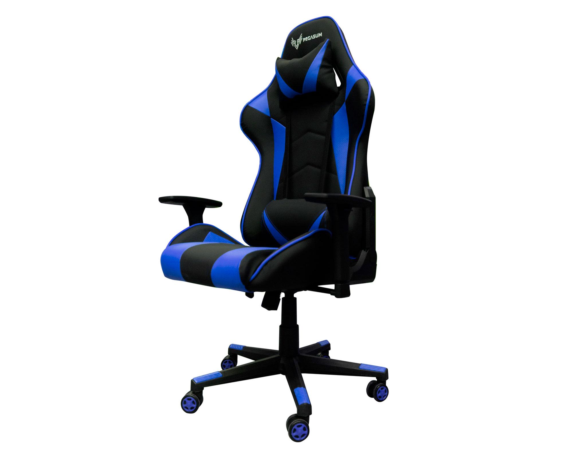 Silla Gamer Crusader negro/azul Pegasum-1