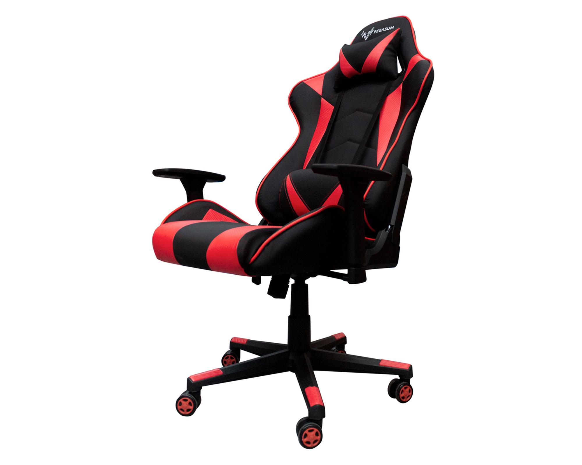 Silla Gamer Crusader negro/rojo Pegasum-2
