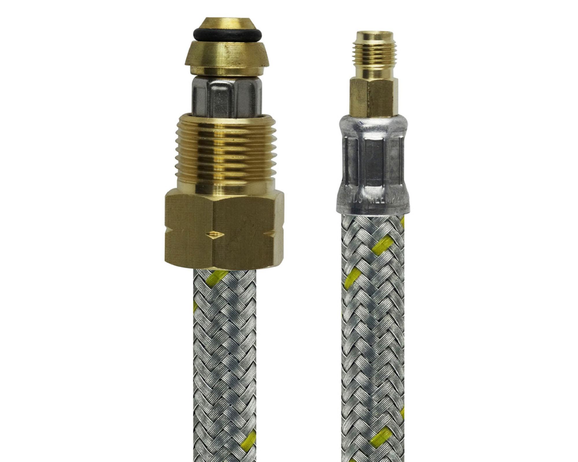 Regulador de gas 45 kg TRC-1936 gris + 2 flexibles-4