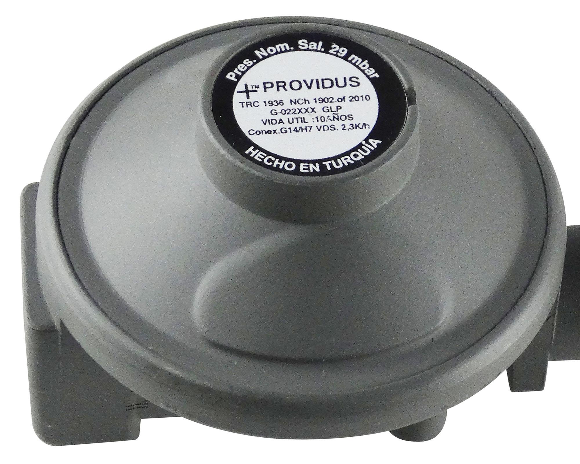 Regulador de gas 45 kg TRC-1936 gris + 2 flexibles-2