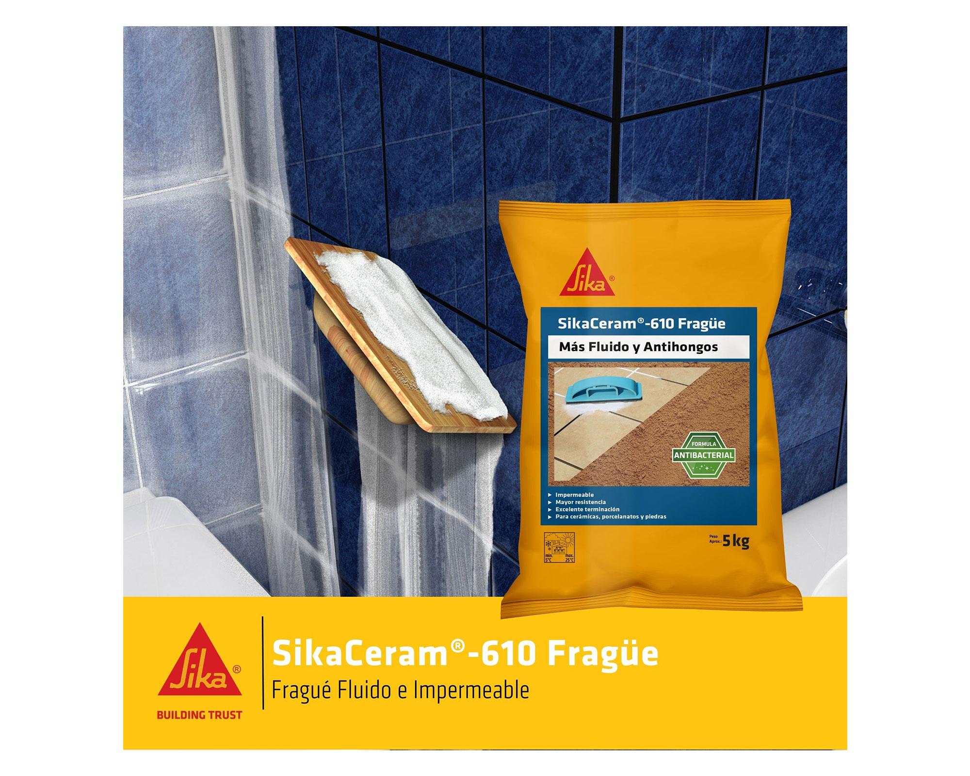 Fragüe 5 kg SikaCeram 610 Sika.-2