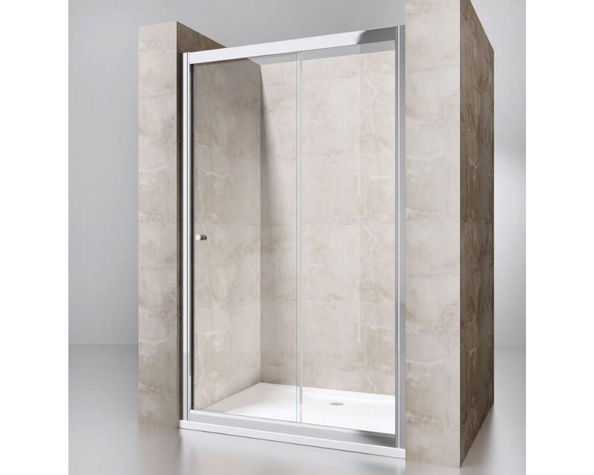 Mampara ducha 200x130 cm 8 mm Momentum Behnke.-0