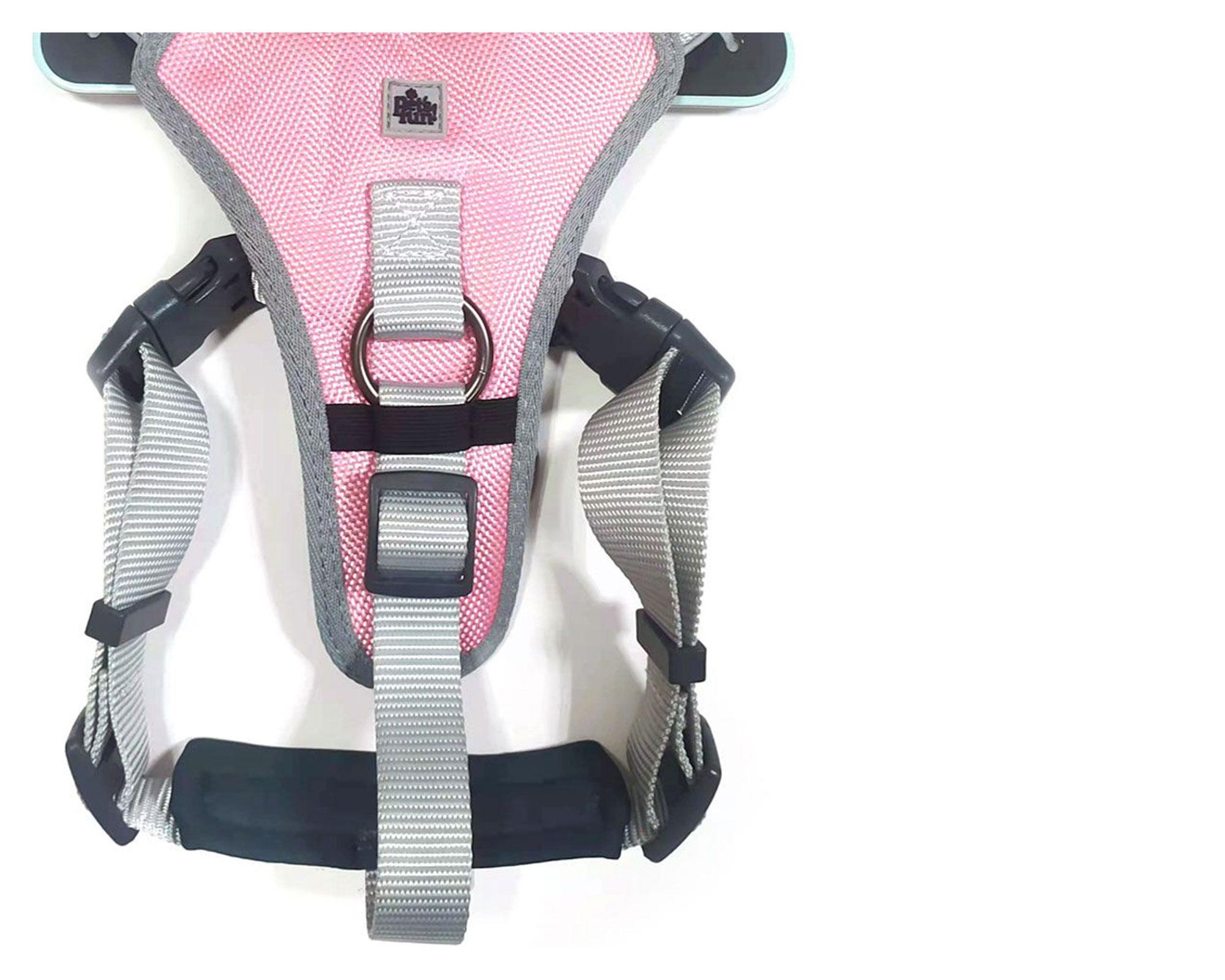 Arnés talla S acolchado rosado Pet's fun-2