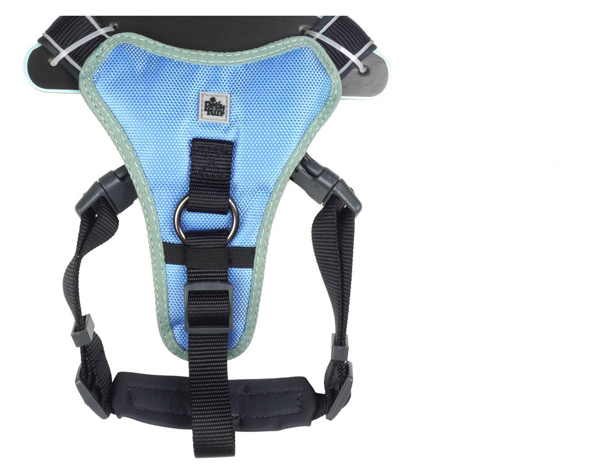 Arnés talla S acolchado azul-2