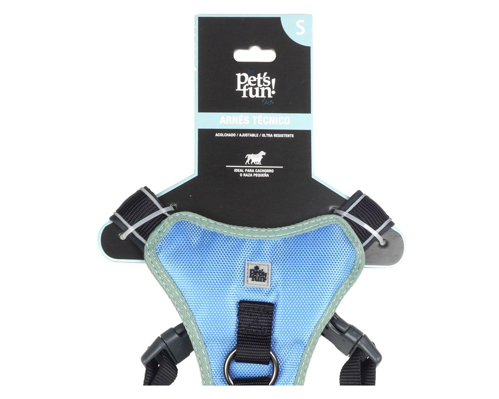 Arnés talla S acolchado azul-1