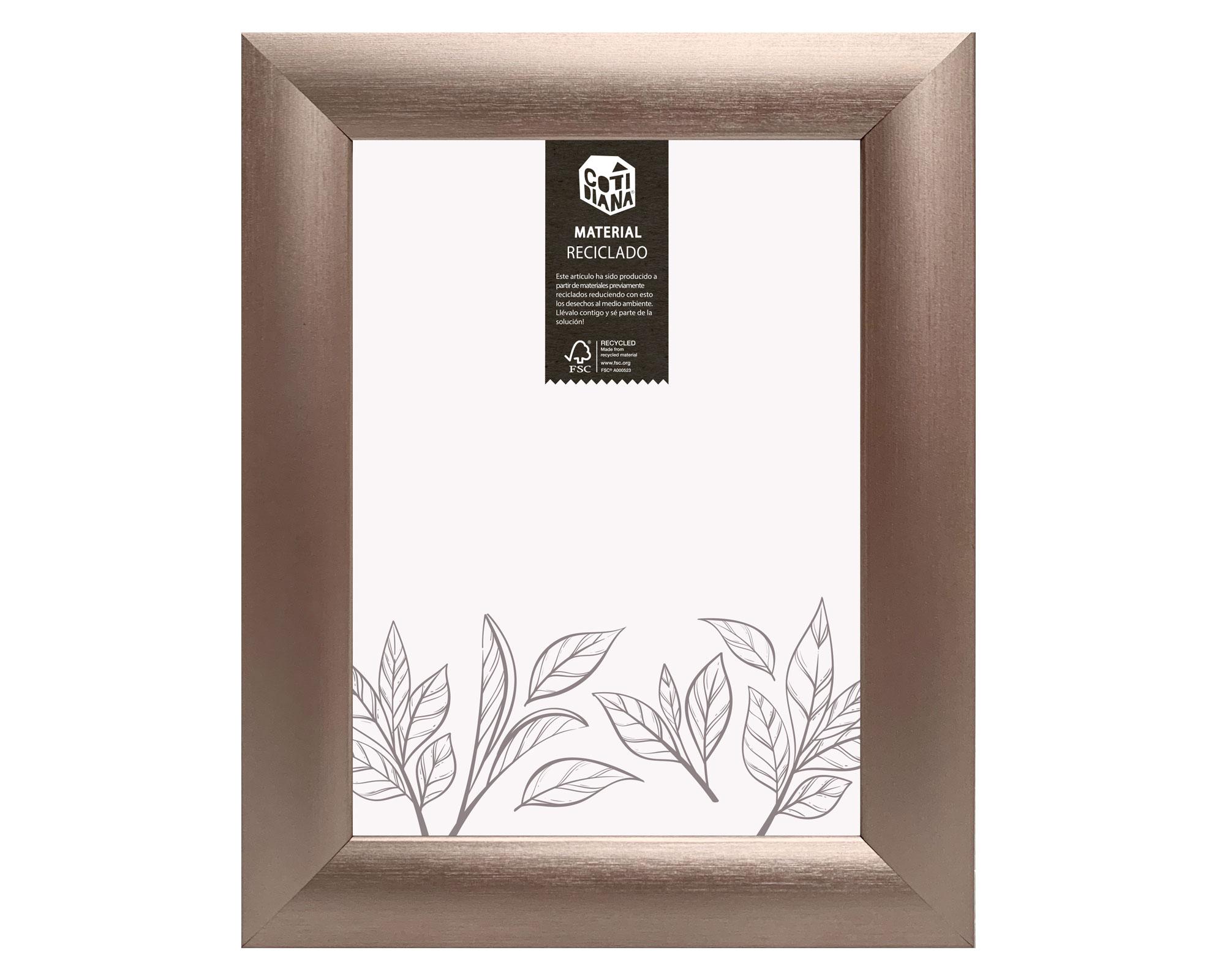 Marco foto 13x18 cm oro rosa Cotidiana.-0