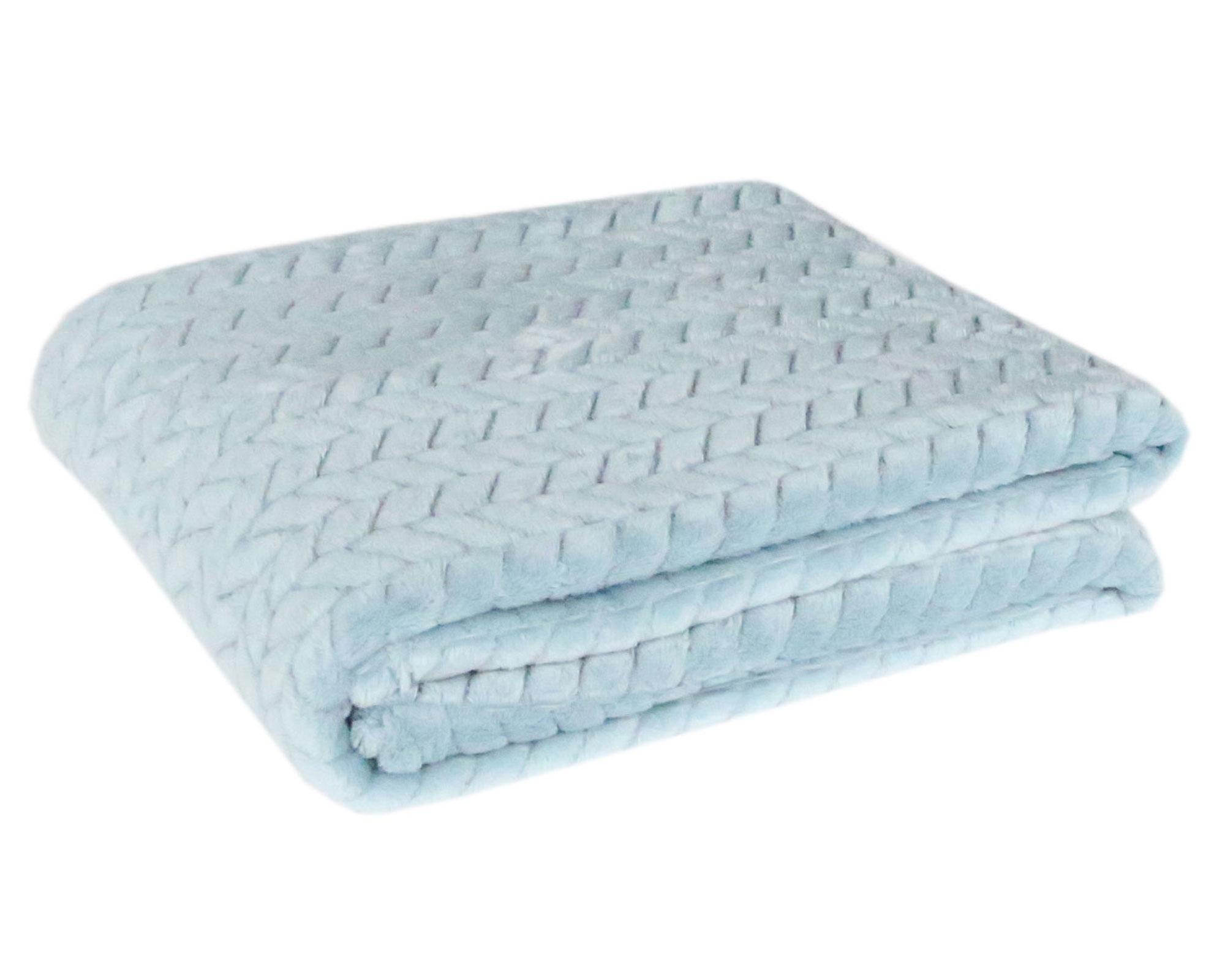Manta 125x150 cm flannel salvia-1