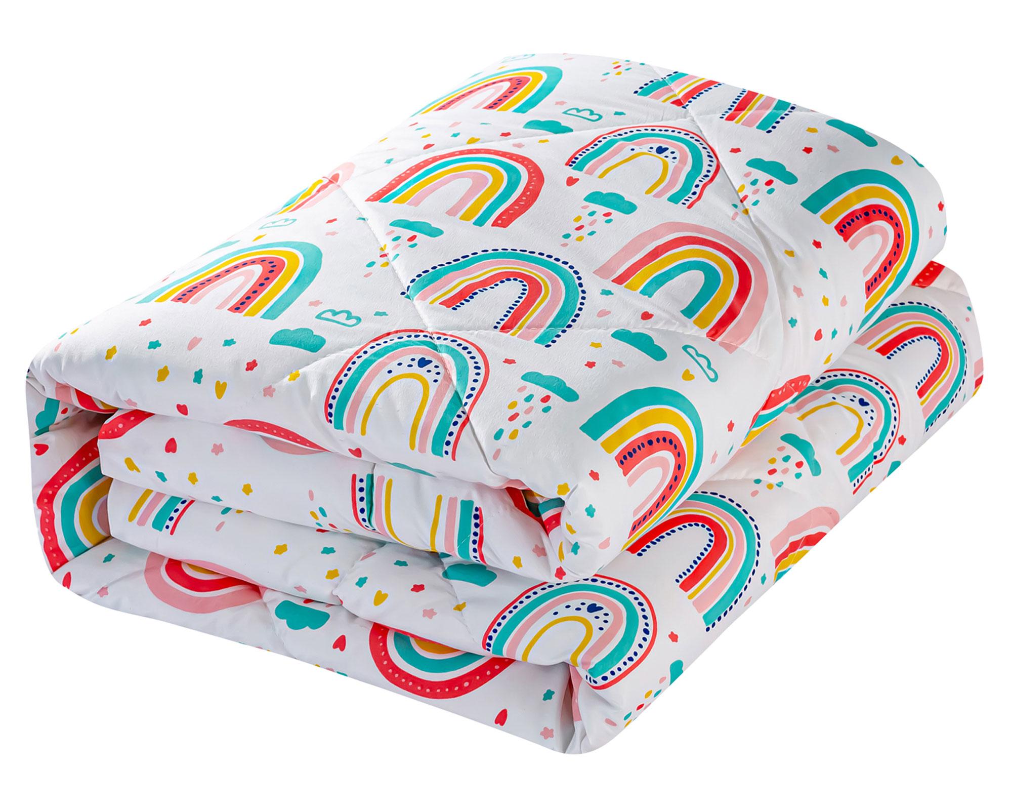 Plumón 1.5 plazas Arcoíris Cotidiana-2