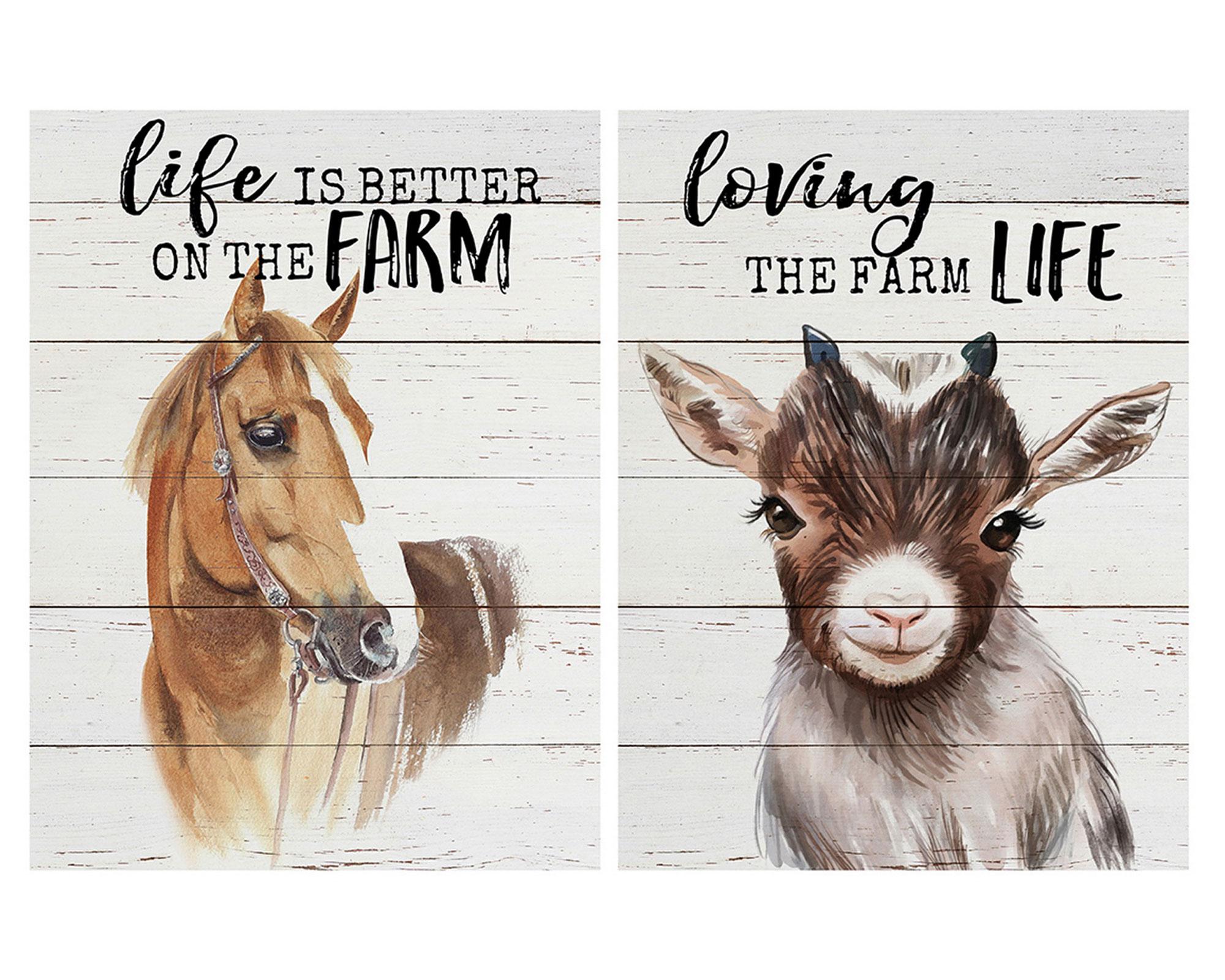 Canvas 30x40 cm Animales 2 unidades Cotidiana-0