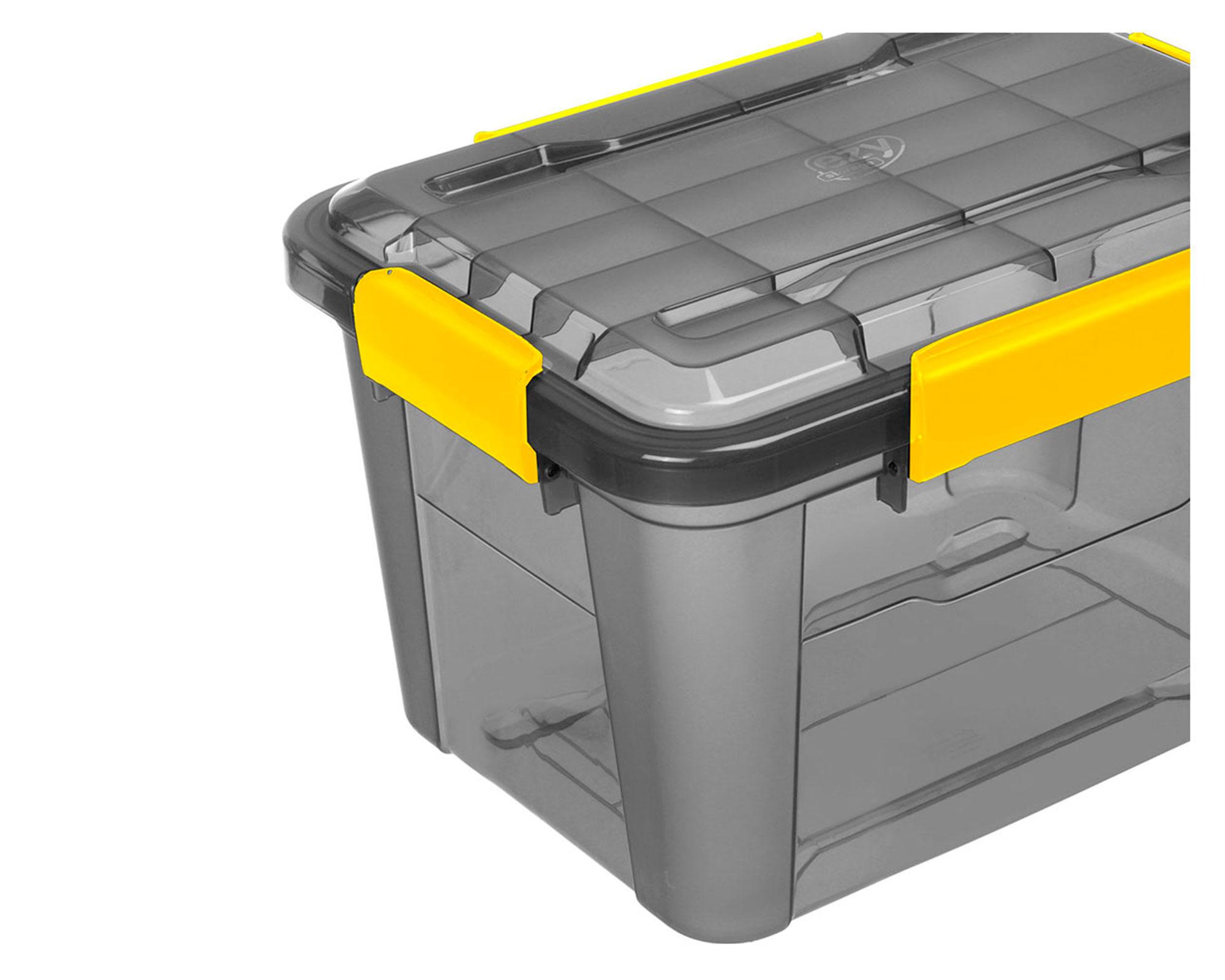 Caja organizadora 18 litros negro Cotidiana-1