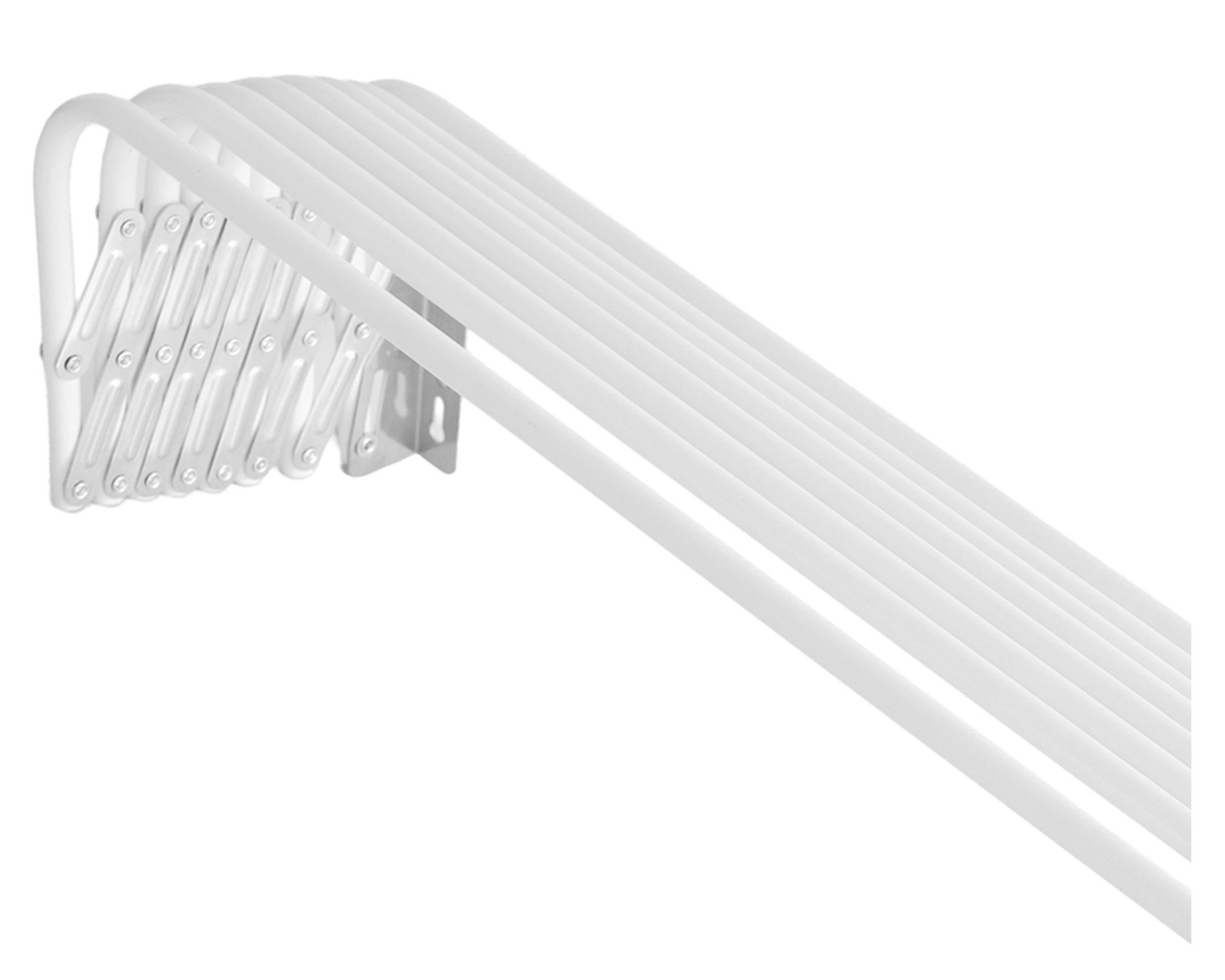 Tendedero plegable 80 cm blanco Cotidiana.-6