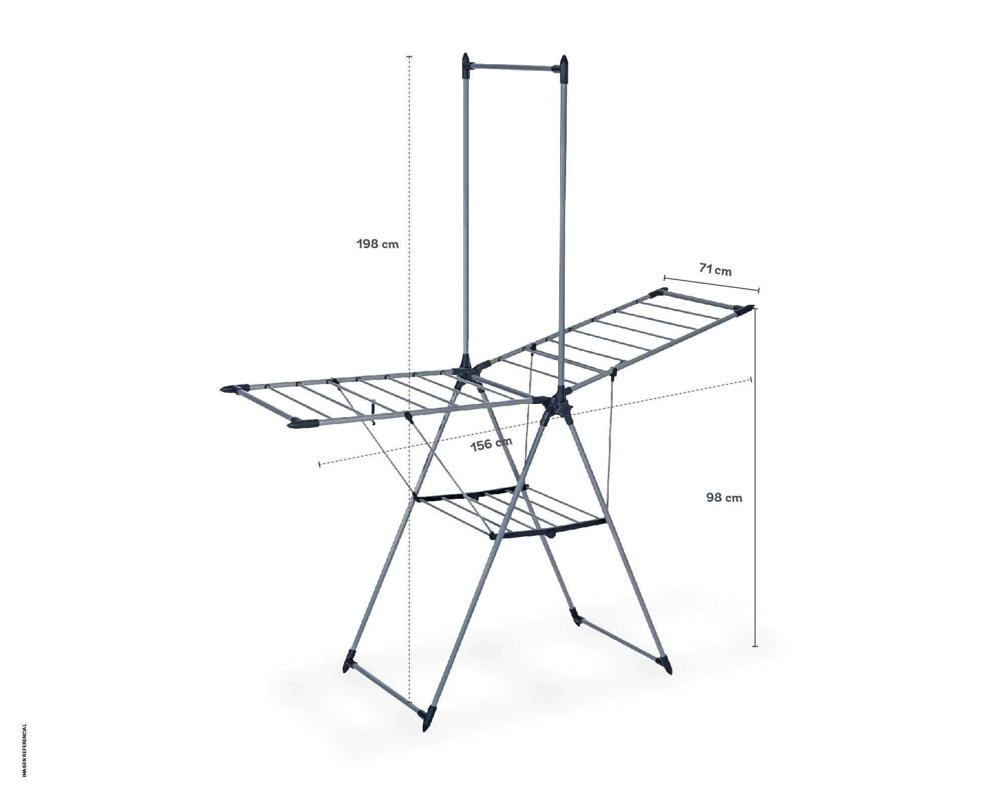 Tendedero 14 m gris Cotidiana.-7