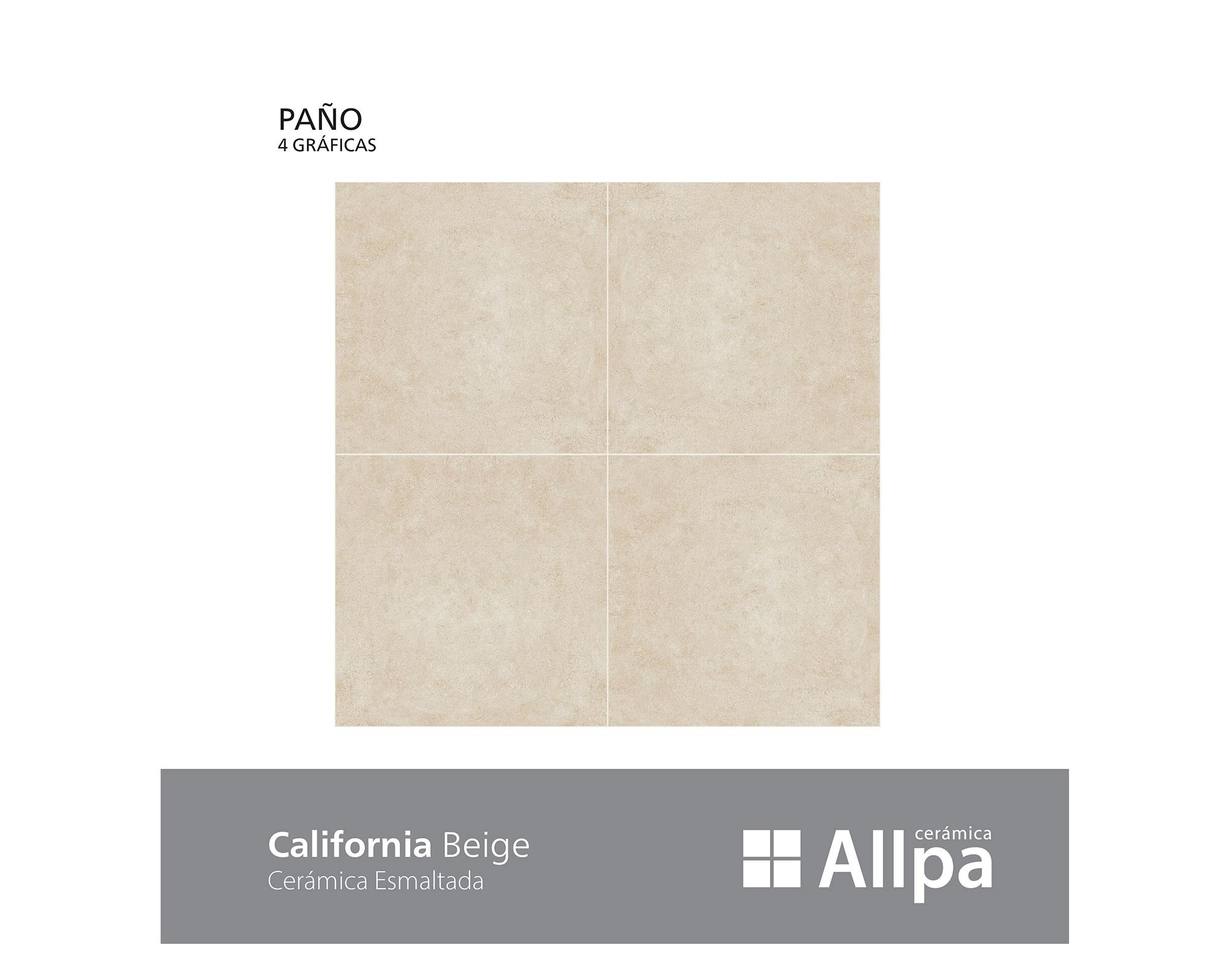 Cerámica piso muro 36x36 cm California beige 2,68 m2 Alberdi.-5