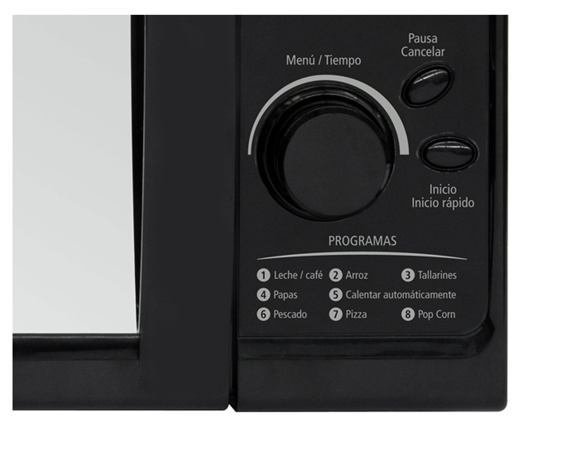 Microondas 20 litros MD-2040NG negro Sindelen.-2