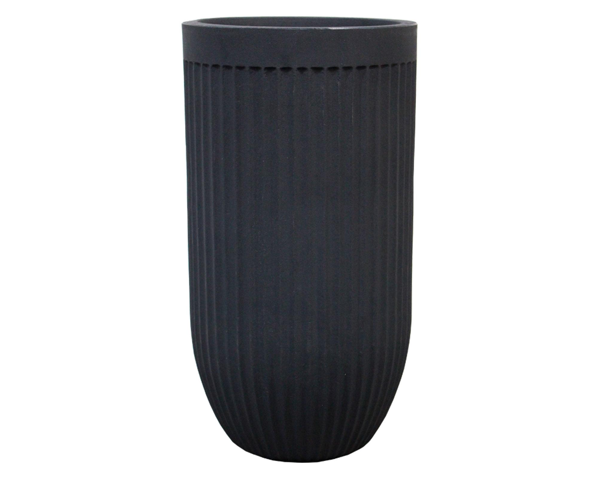 Macetero 33 cm negro Japi-0