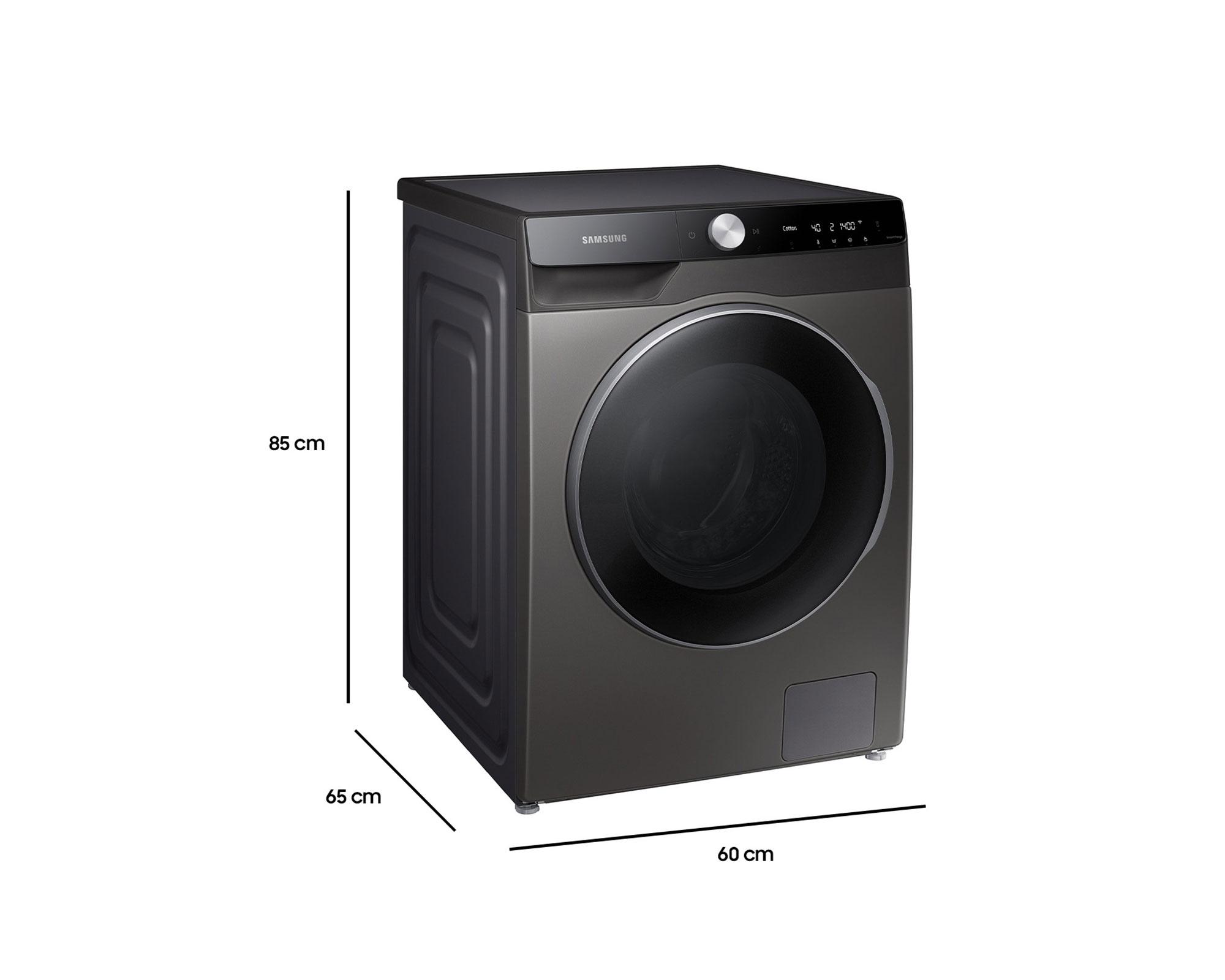 Lavadora secadora WD14TP04DSX carga frontal 14/9 kg platinum silver-5