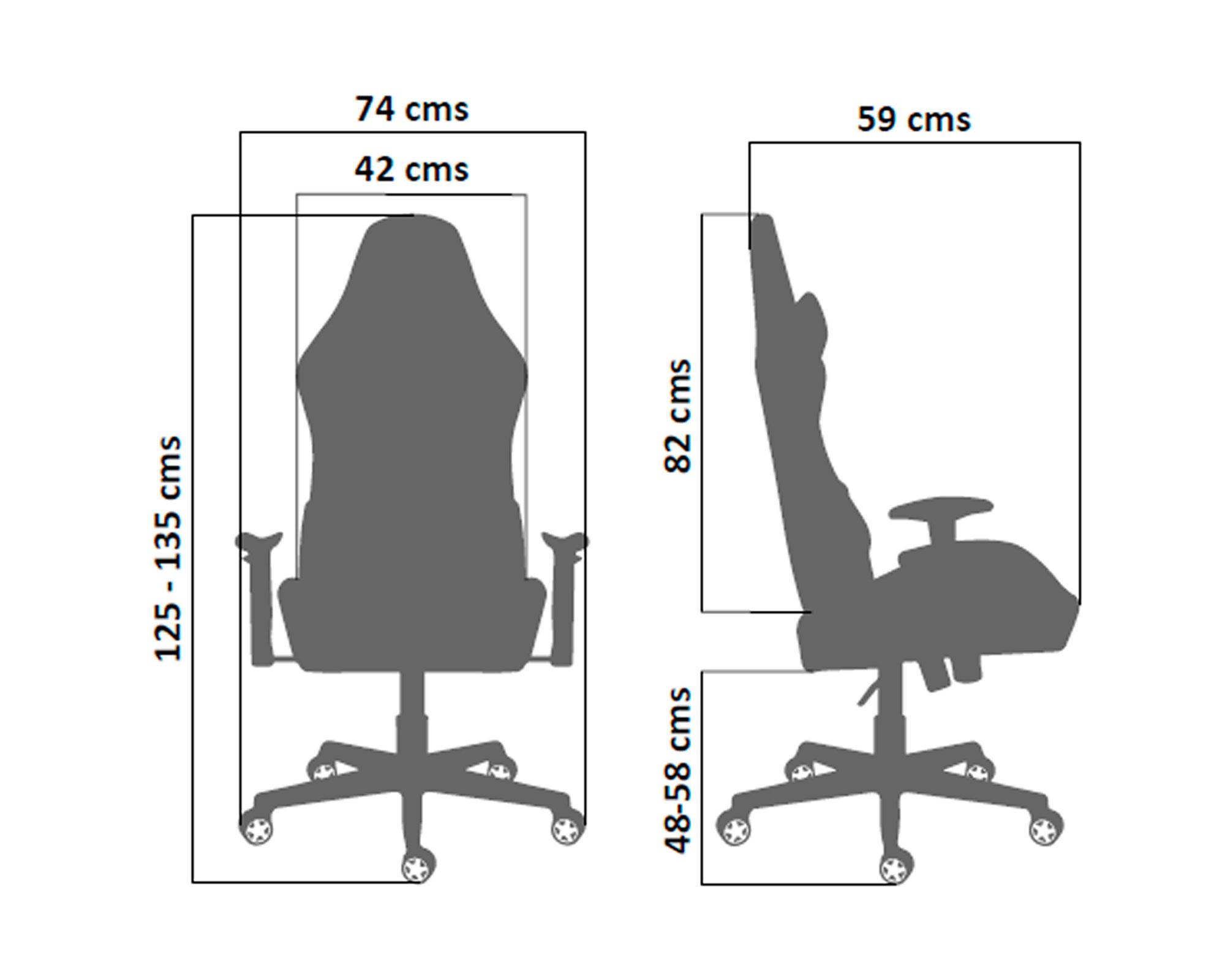 Silla gamer Switch negro/verde Contatto-4