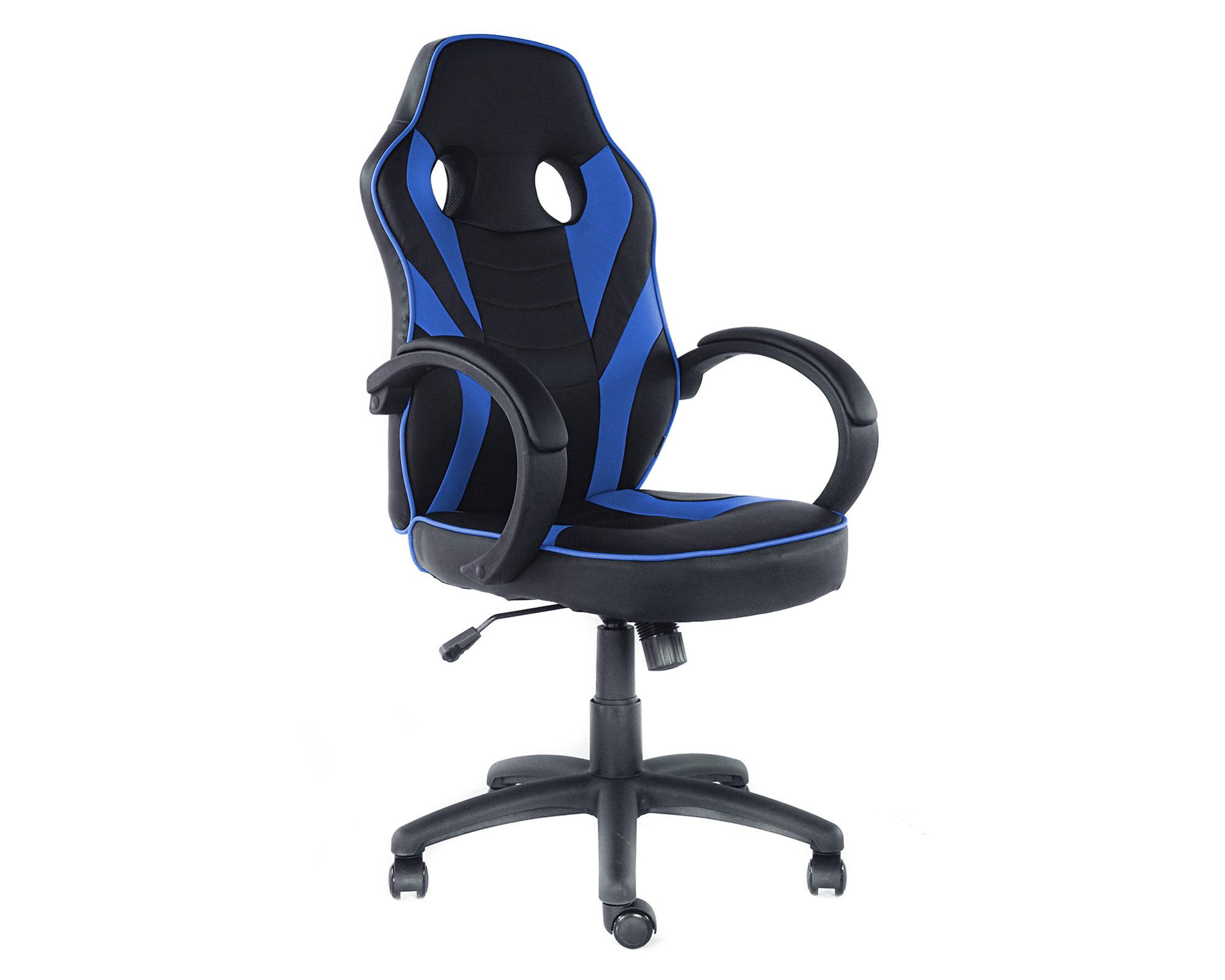 Silla gamer Bros negro/azul One Sit-2