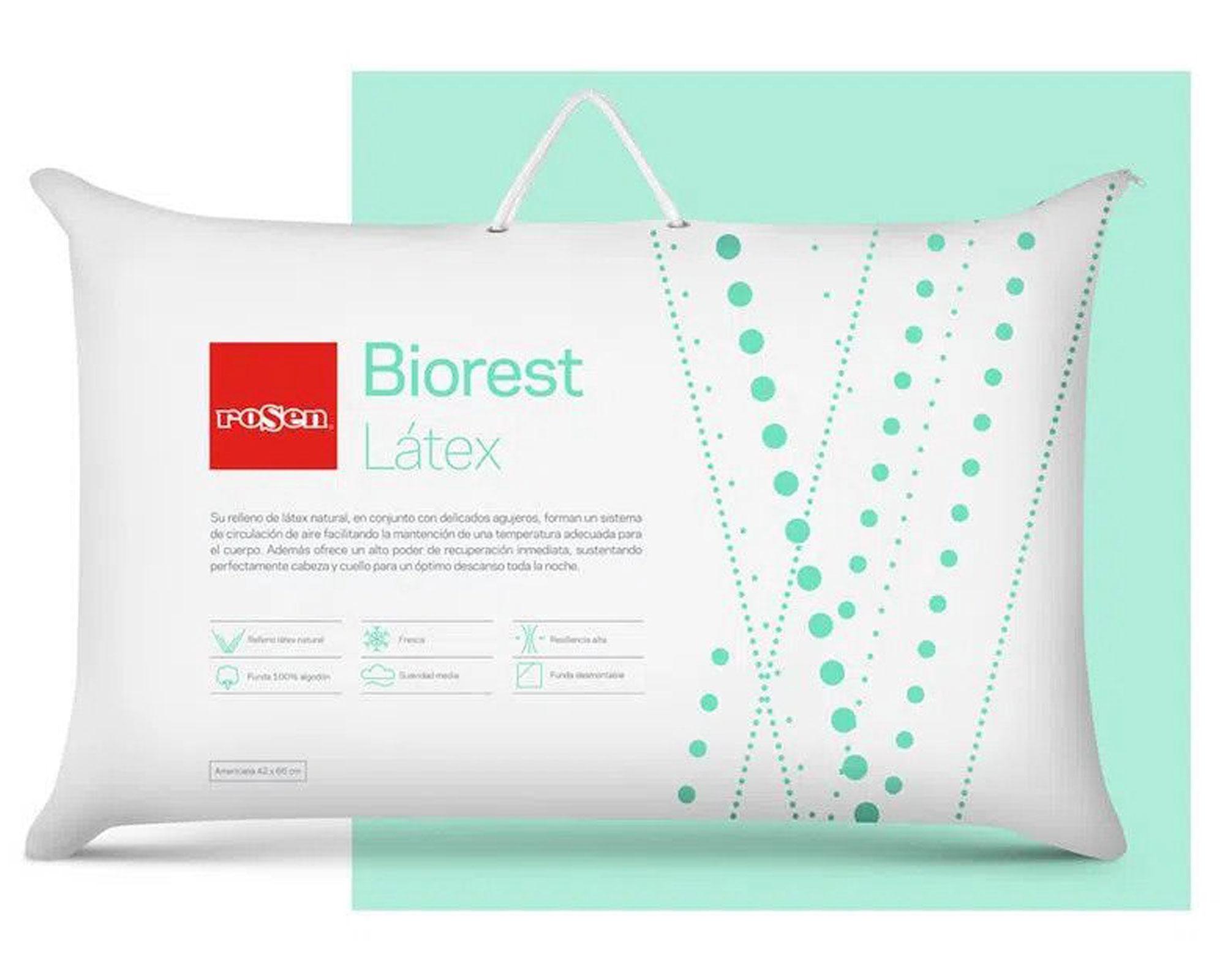 Almohada 42x66 cm Biorest Rosen-0