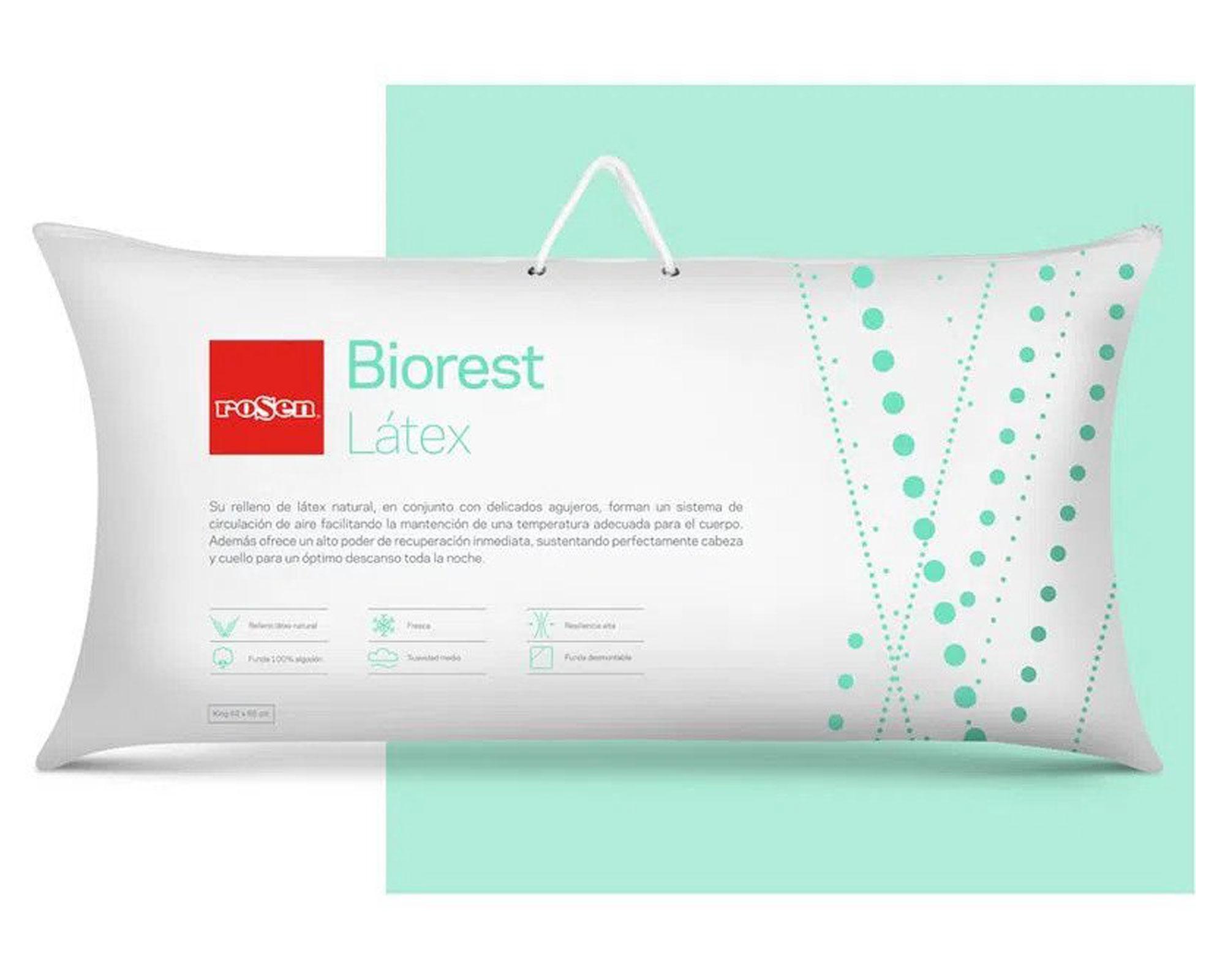 Almohada 42x86 cm Biorest Rosen-0