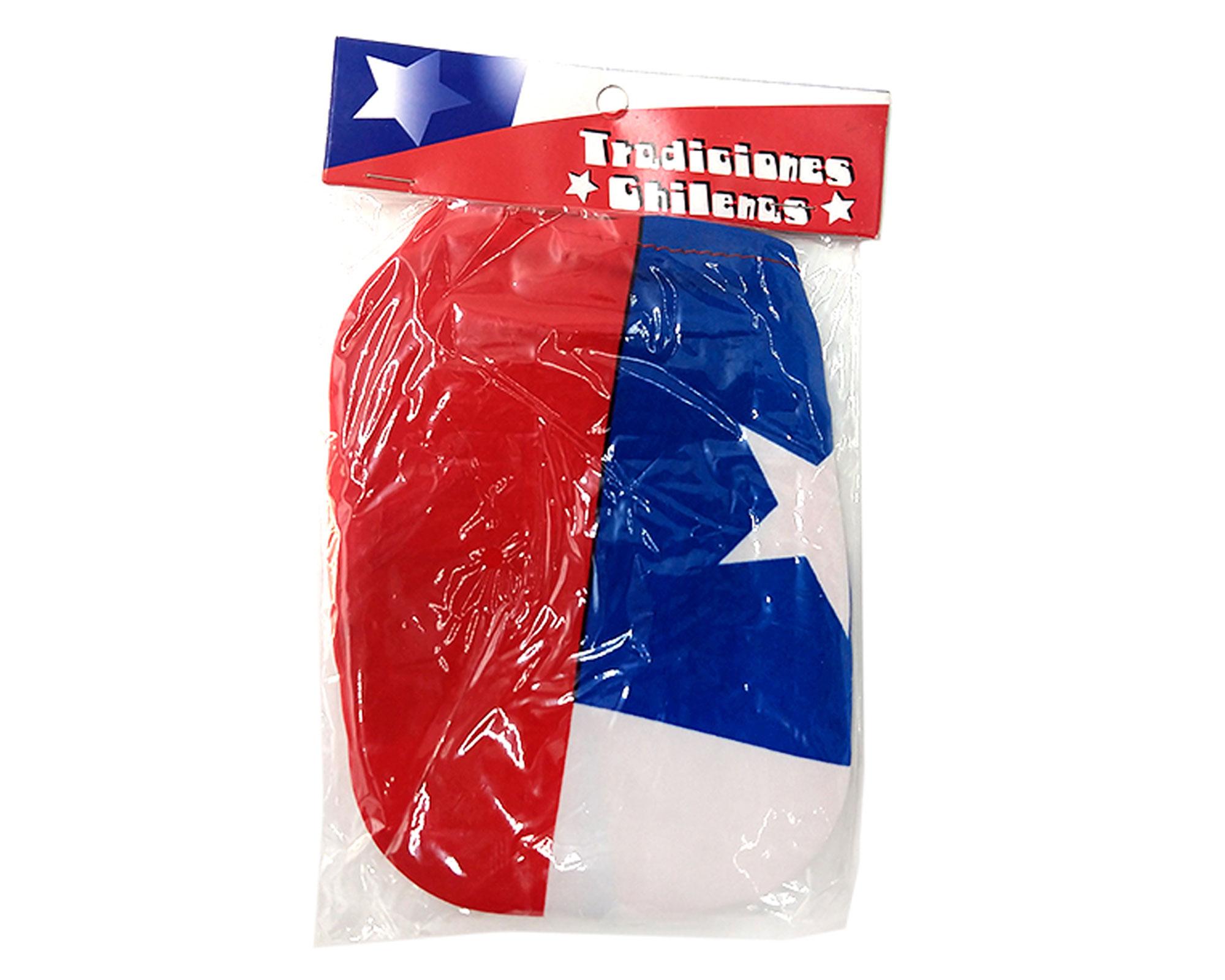 Cobertor espejo automóvil bandera chilena Cotidiana.-2