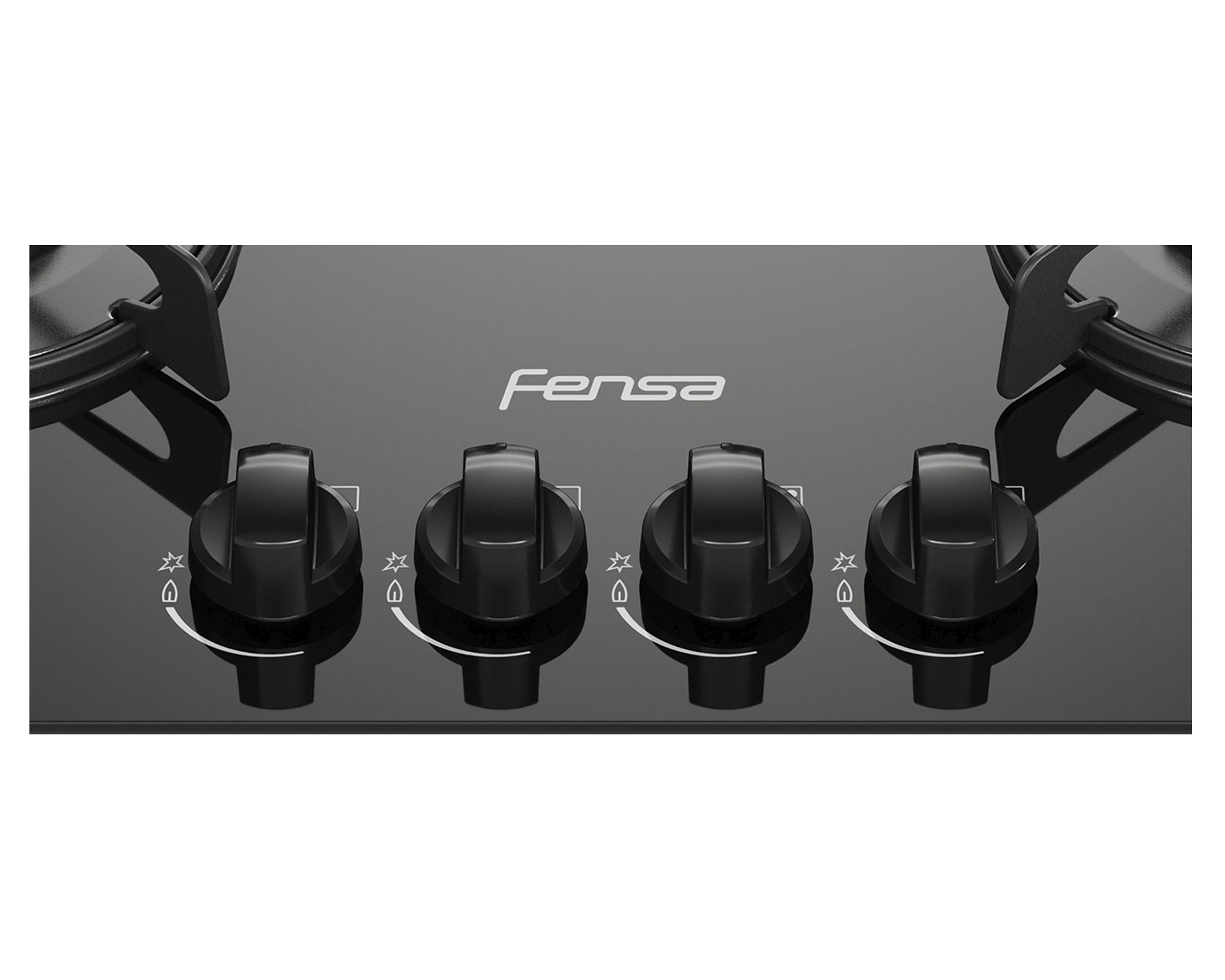 Encimera a gas 4 quemadores F GC60V A Fensa-1