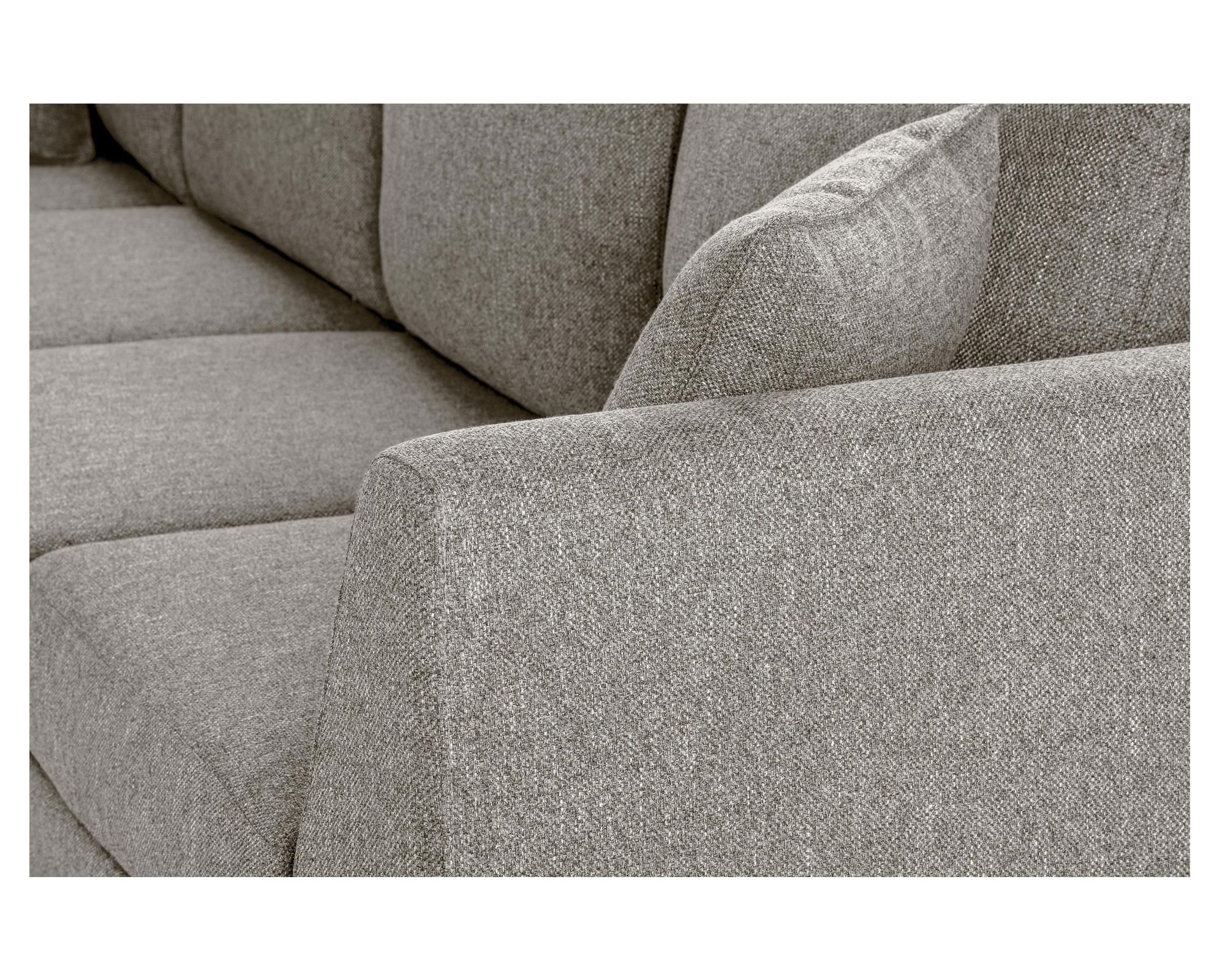 Sofá seccional Carter izquierdo ceniza Rosen.-4