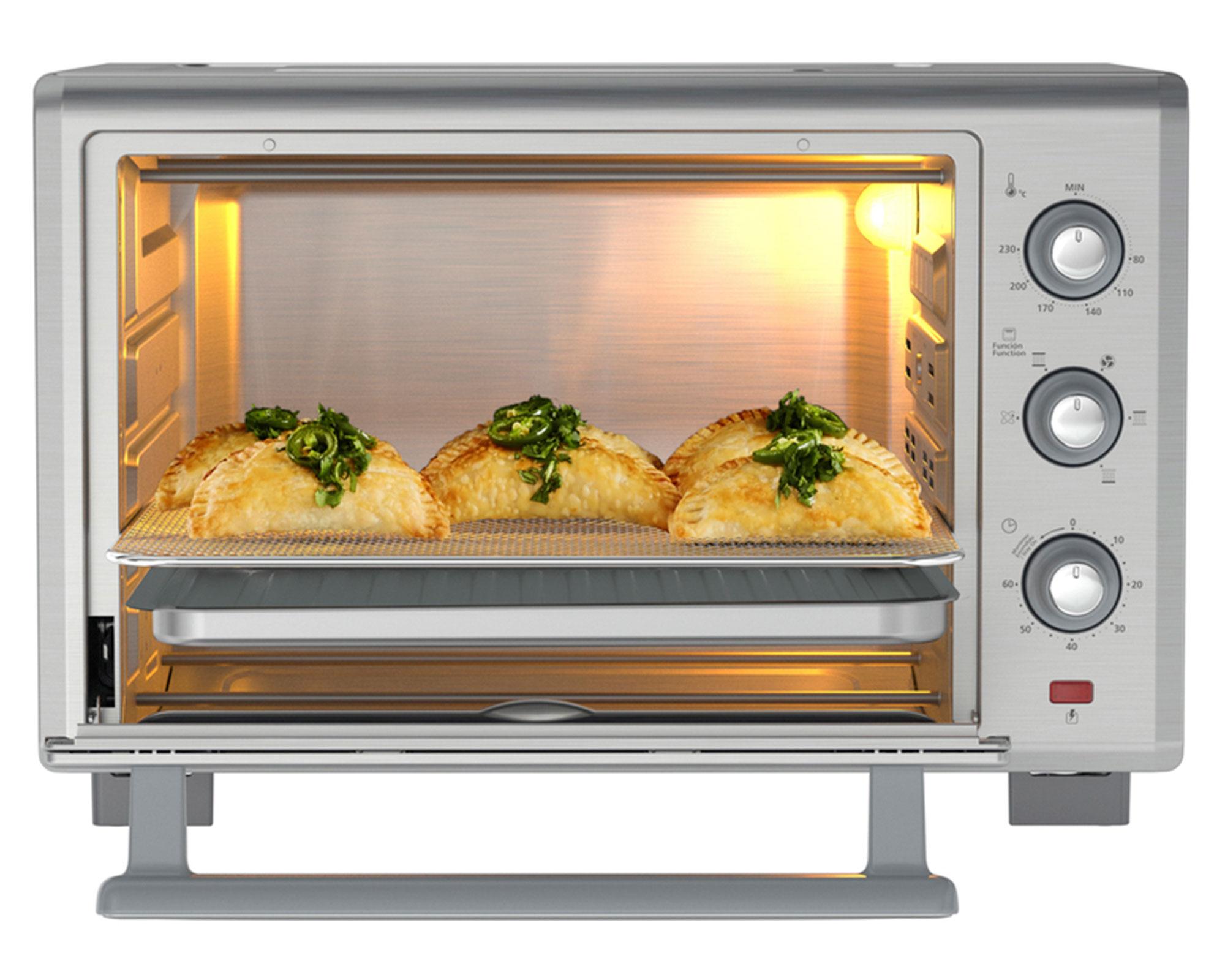 Horno eléctrico 35 litros con Air Fryer TSSTTVLS35 inox Oster.-2
