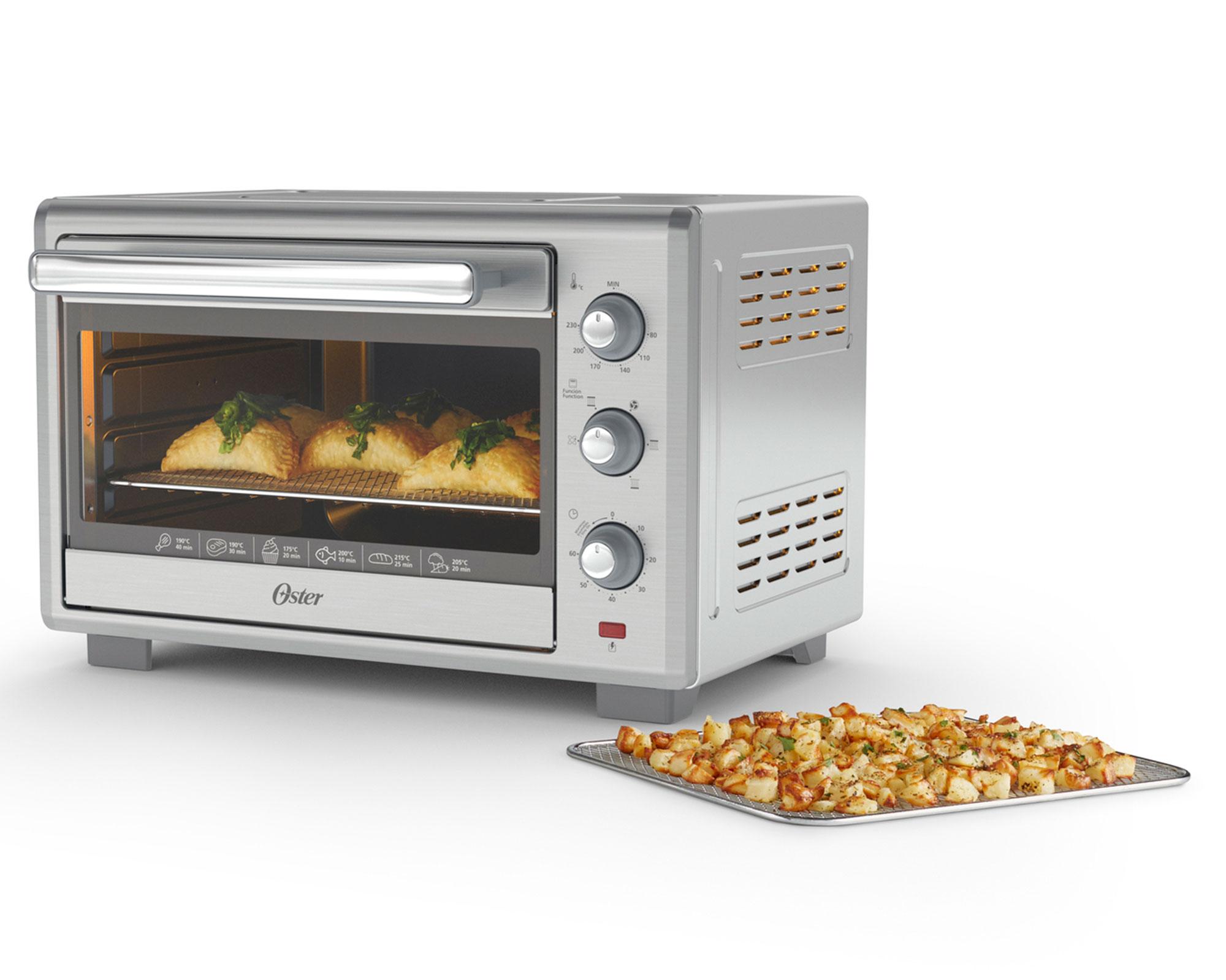 Horno eléctrico 35 litros con Air Fryer TSSTTVLS35 inox Oster.-1