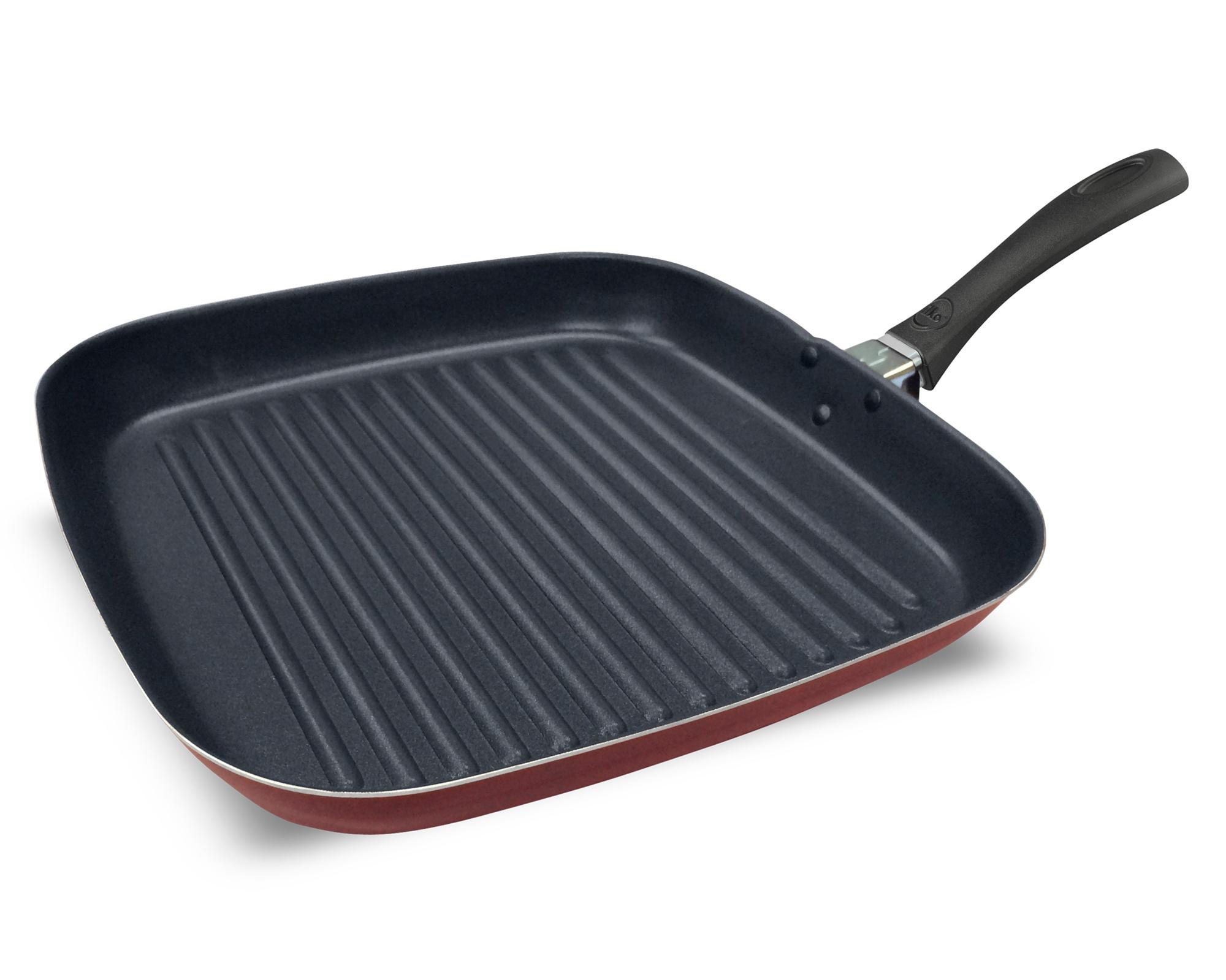 Plancha 28 cm Antiadherente Just Cook rojo-0